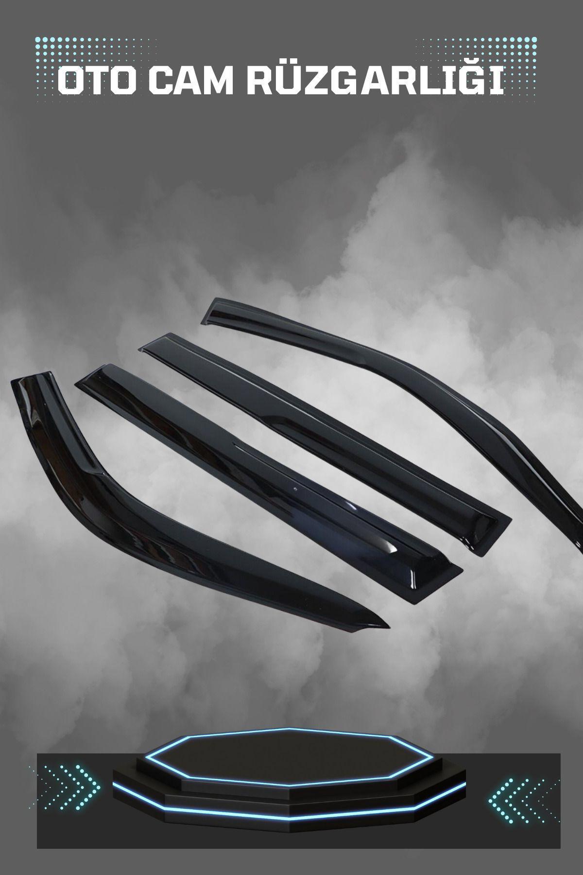 Renault Megane 2 Hatchback 2008 Cam Rüzgarlığı 4lü Takım — alternatif görsel