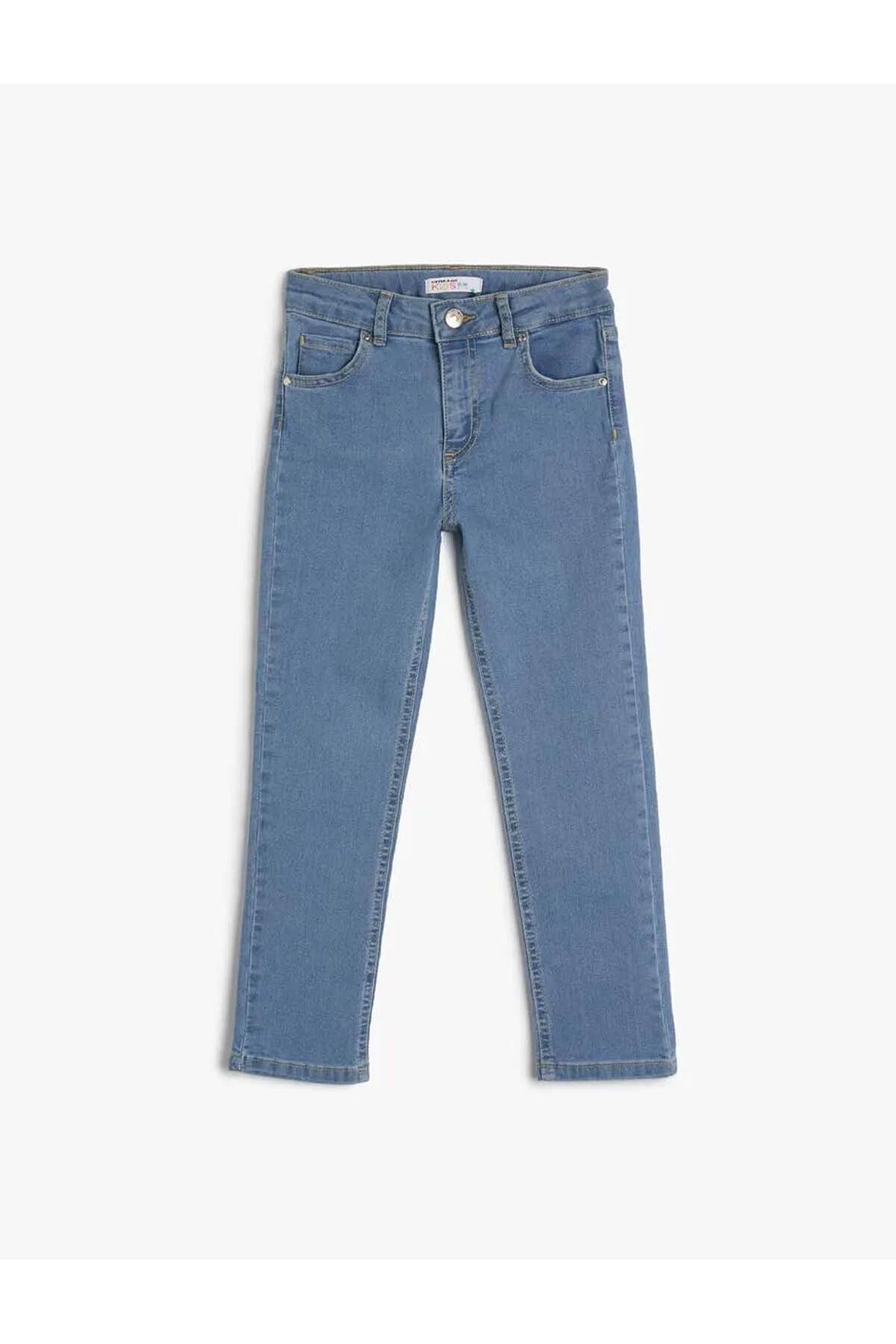 شلوار جین آبی پسرانه و بچگانه BOY JEAN نیلی 4SKB40034TDD Koton