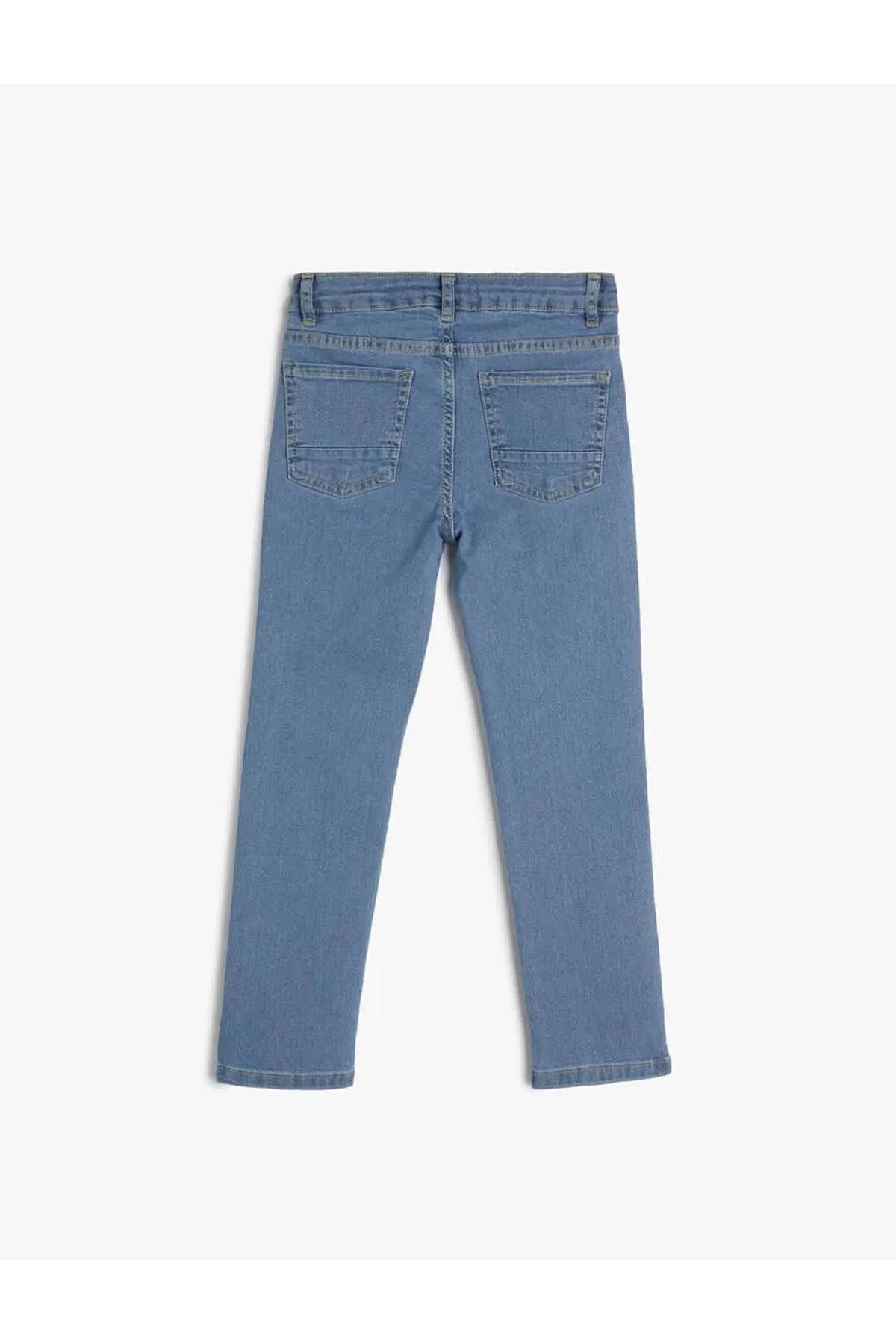 شلوار جین آبی پسرانه و بچگانه BOY JEAN نیلی 4SKB40034TDD Koton
