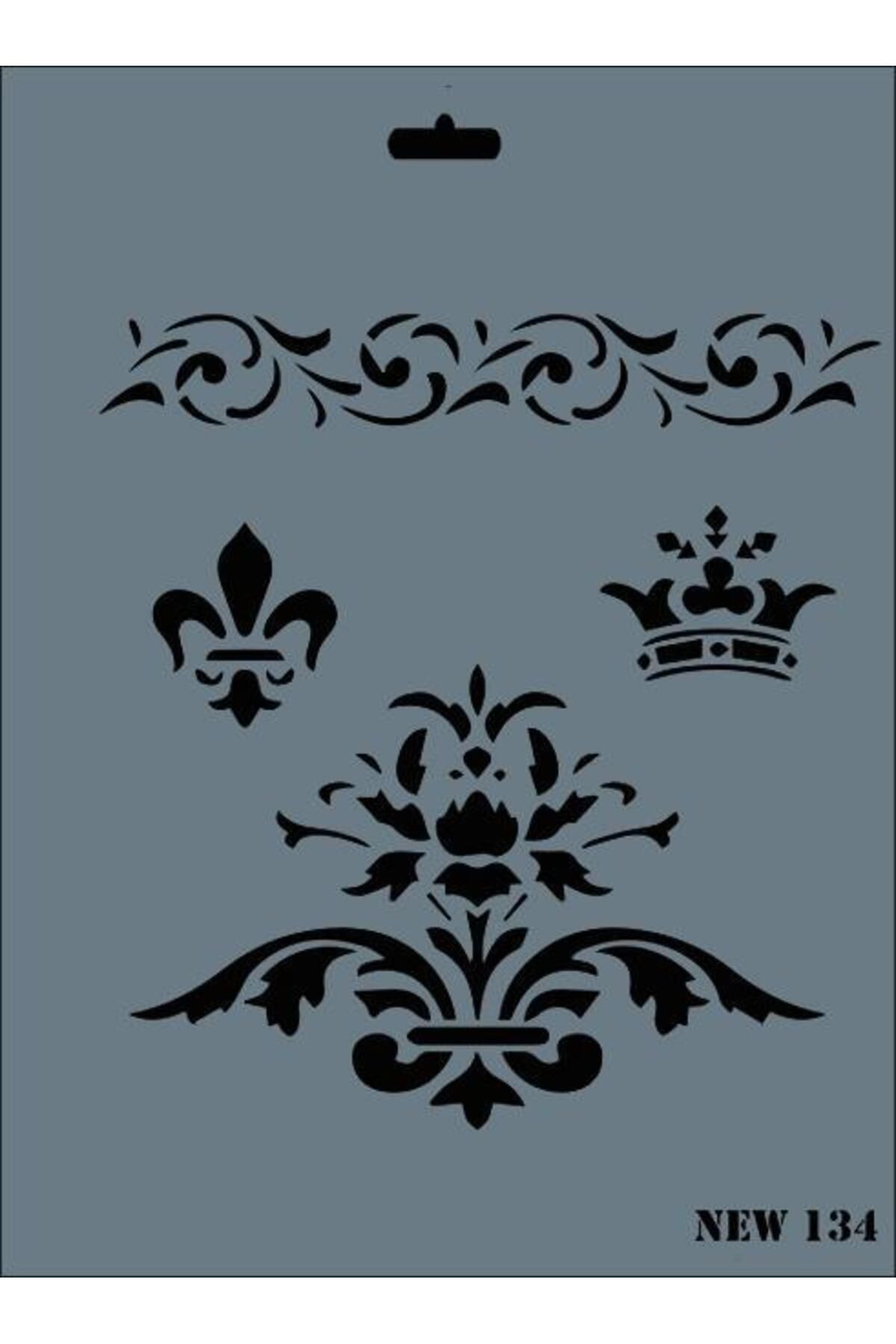 Angoravi Rich New Seri N-134 Stencil 35x25 cm