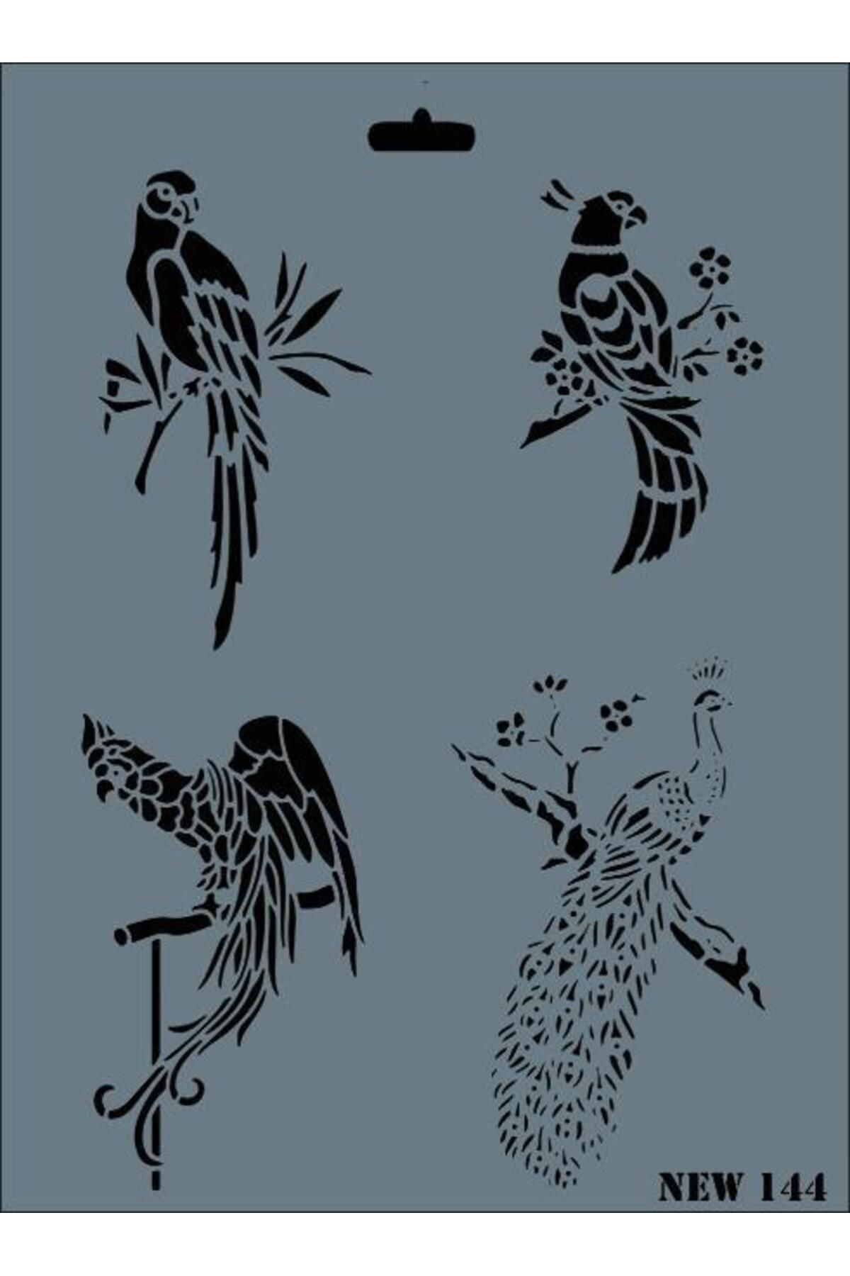 K&A Rich New Seri N-144 Stencil 35x25 cm