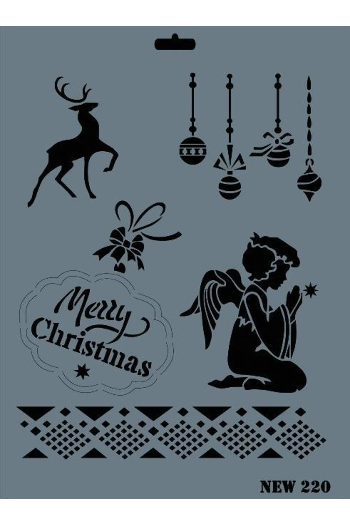 mikudesign Rich New Seri N-220 Stencil 35x25 cm