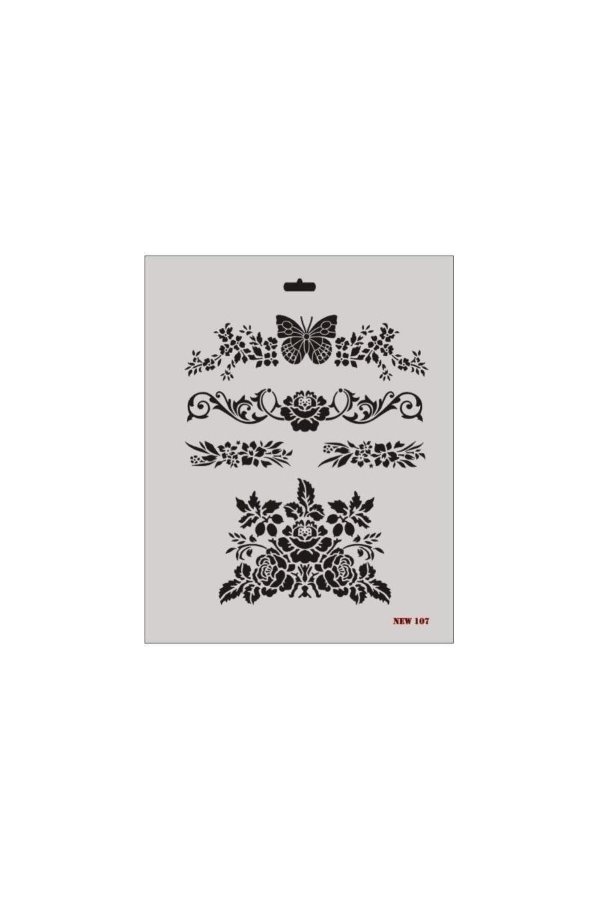 BilfolD Rich New Seri N-107 Stencil 35x25 cm