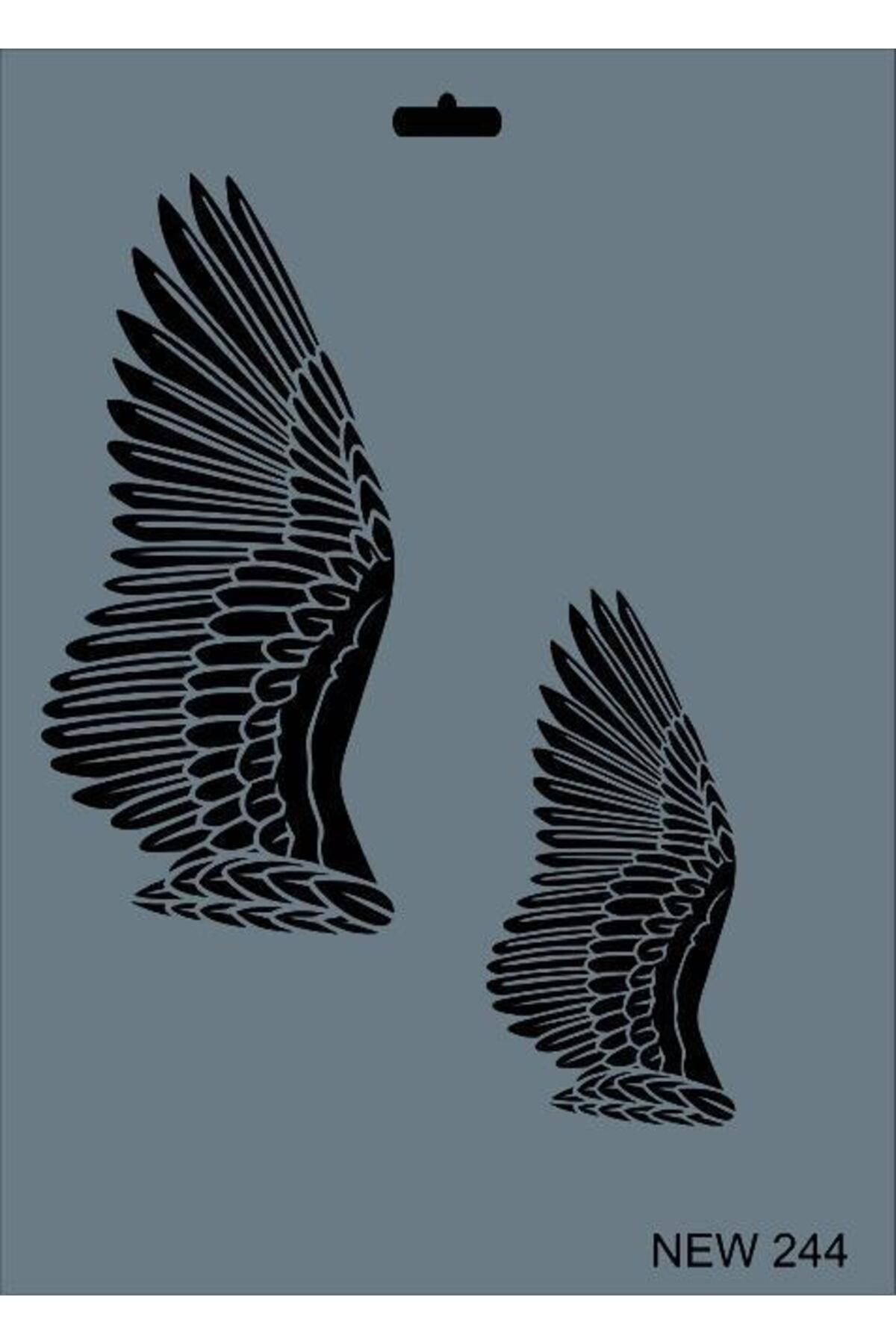 nuit dose Rich New Seri N-244 Stencil 35x25 cm
