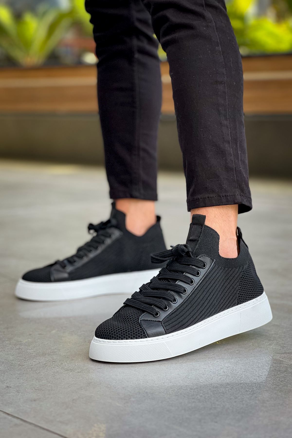 Paolo Zaccardi P2423 Pantofi Ortopedici Pentru Bărbați - Tricoturi Zilnice, Pantofi Sport Negri Tbt Masculin - 40