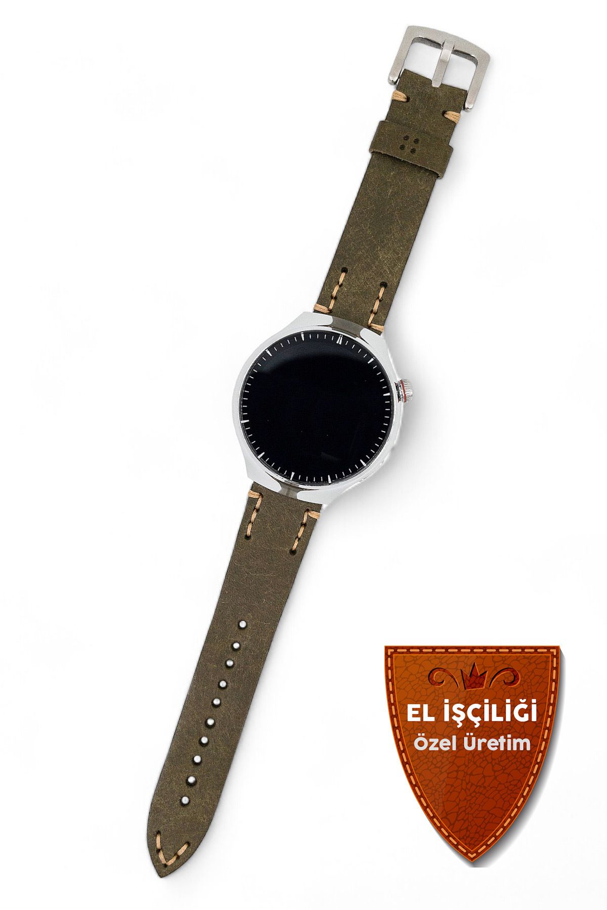 Minval Craft-Huawei Watch Leather Band GT4 GT3 Pro Elite Active GT2 43mm 42mm 41mm Compatible 20mm Women Men Strap 2