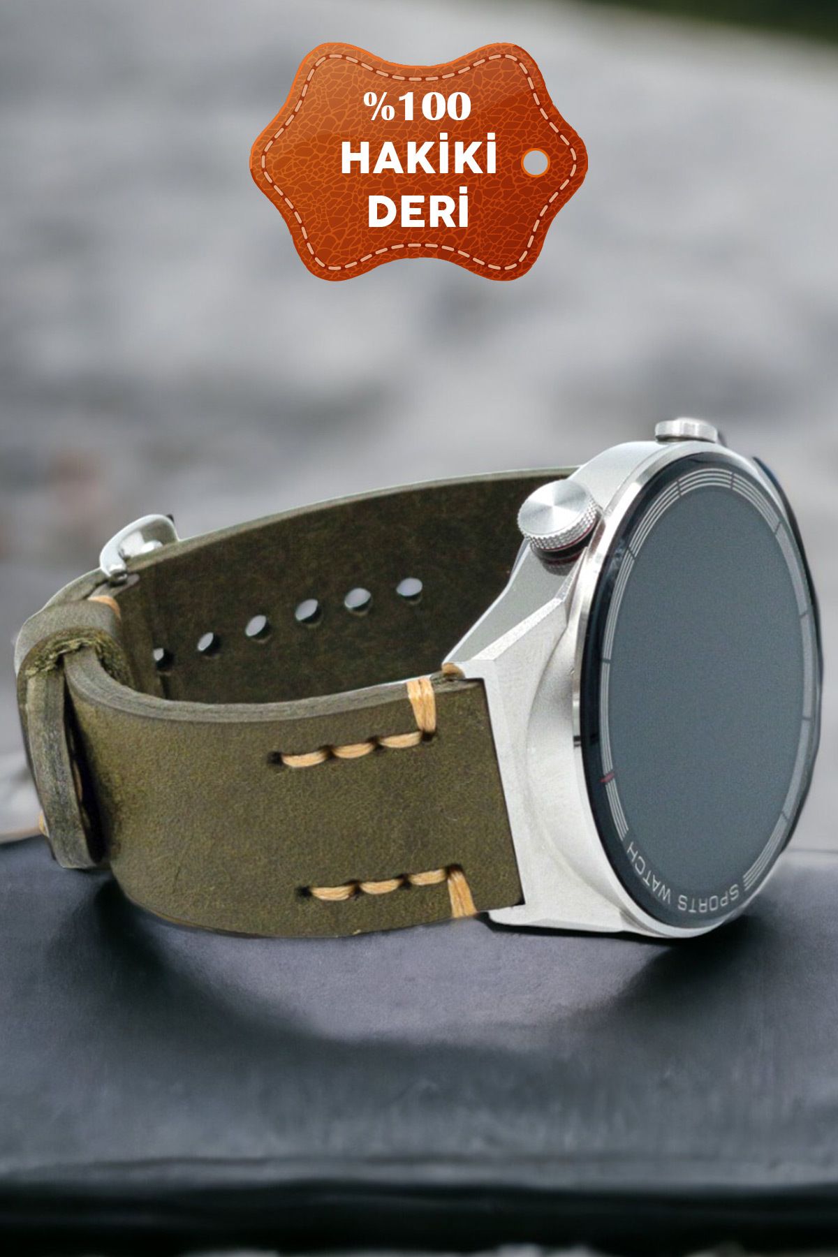 Minval Craft-Huawei Watch Leather Band GT4 GT3 Pro Elite Active GT2 43mm 42mm 41mm Compatible 20mm Women Men Strap 1