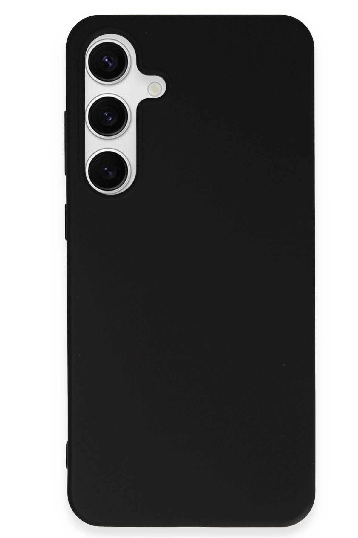 cepmoda Samsung Galaxy S24 PLUS Uyumlu İnce Esnek Soft Rubber Telefon Kılıfı - SİYAH