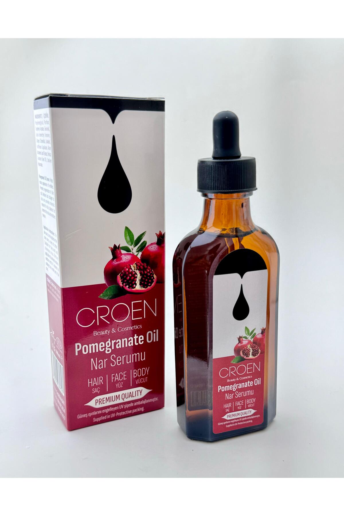 Nar Çekirdeği Yağı Serumu 100 ml Premium Yüz, Vücut, Saç, El — NR01 — تصویر 4 از 5