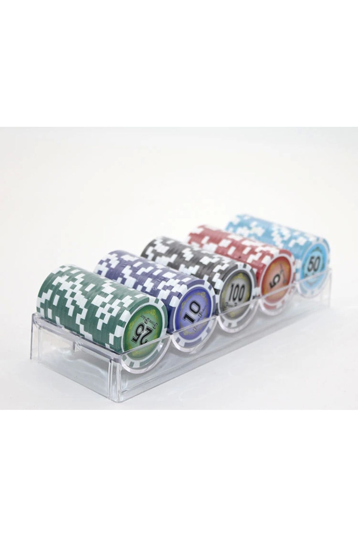 MAHCOO 100 Chip Poker Oyunu - 21 x 8 cm