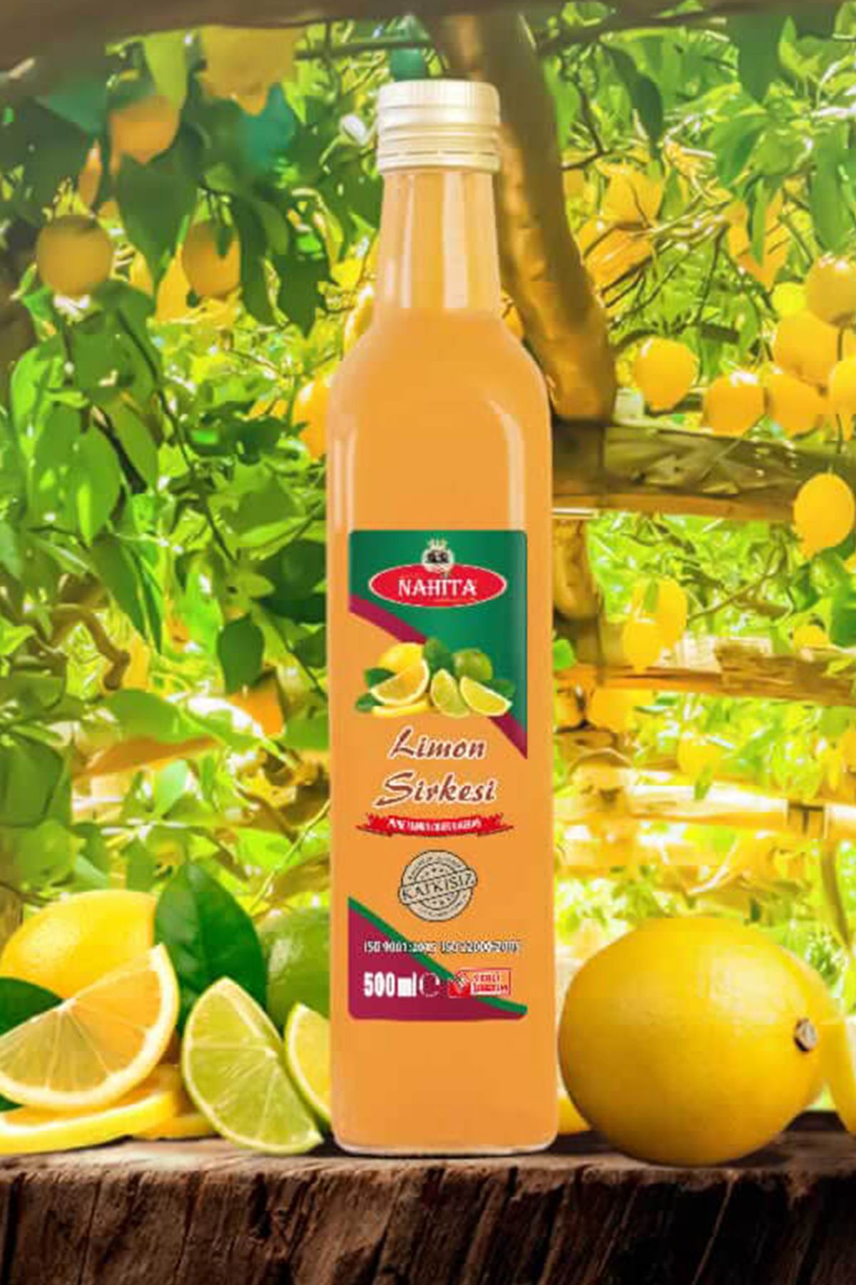 onixe Limon Sirkesi  100 doğal Katkısız 500 ml