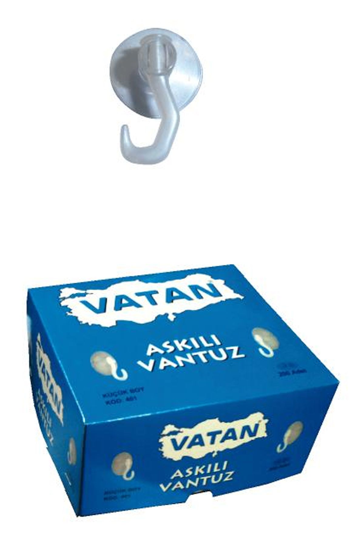 Vatan Vt401 Vantuz Küçük Boy 200 Lü (1 Paket 200 Adet)