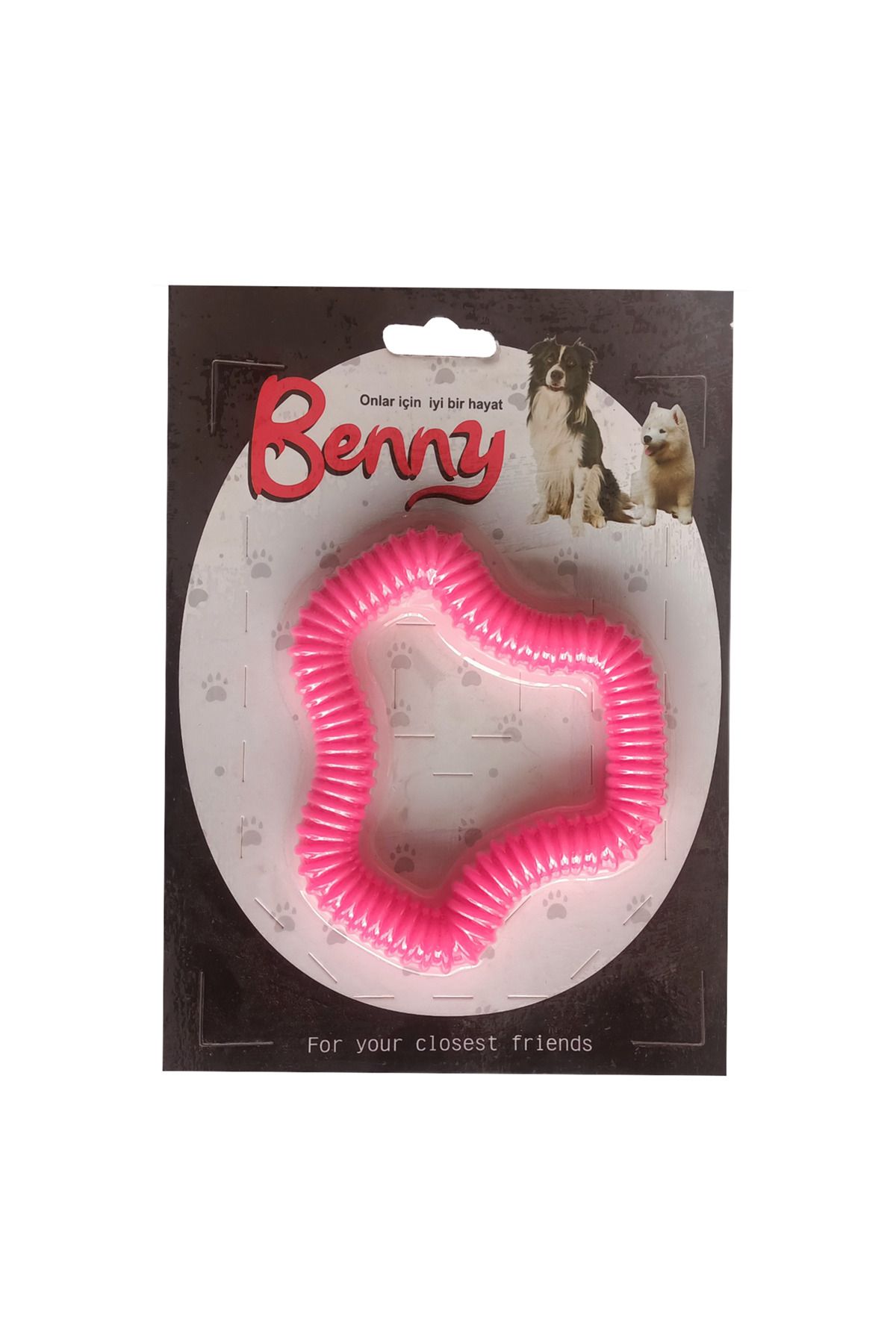 OEM Benny Köpek Oyuncağı Sert 11 x 10 cm Pembe