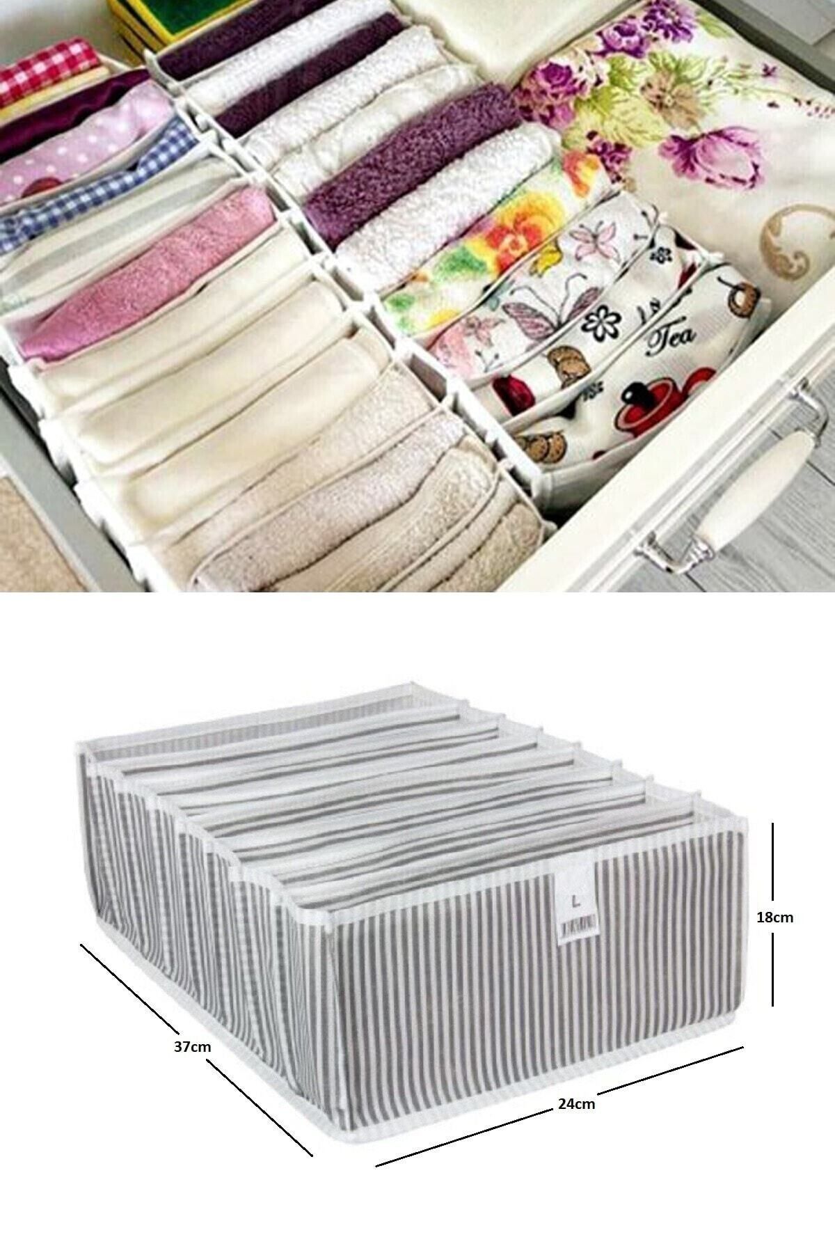 MOONFER-8 Compartment Accordion Drawer Organizer 2