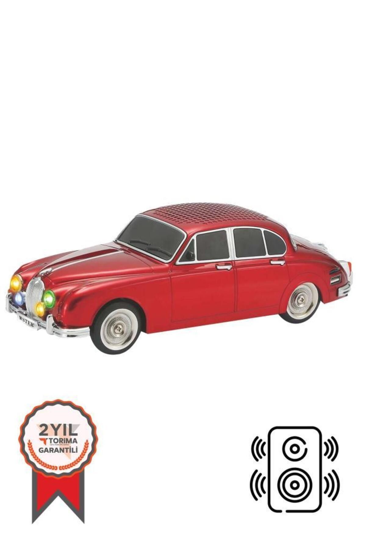 gunkes WS-596 Taşınabilir Kablosuz Bluetooth Hoparlör Kırmızı
