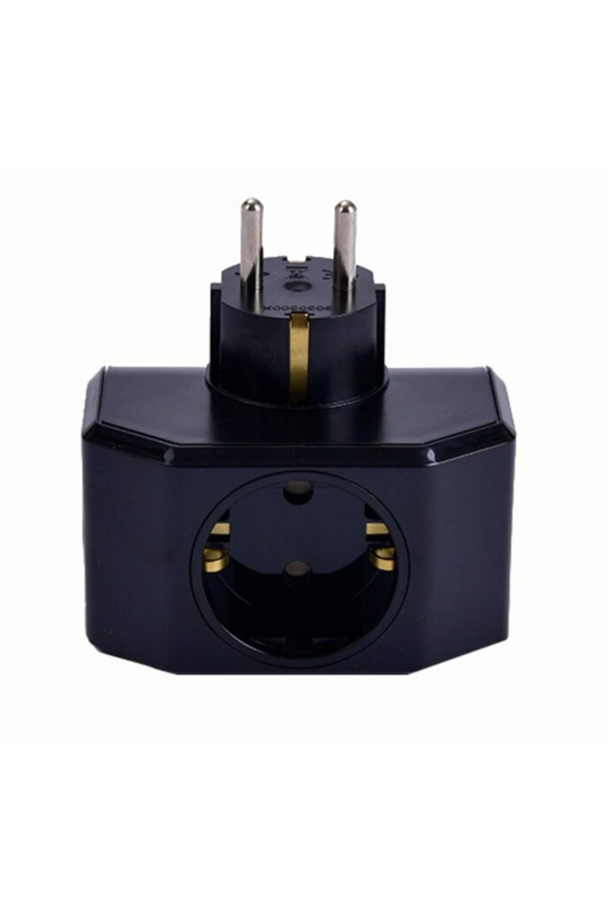 VİKO-Viko Black Clover Plus - Grounded Triple Plug Socket 2