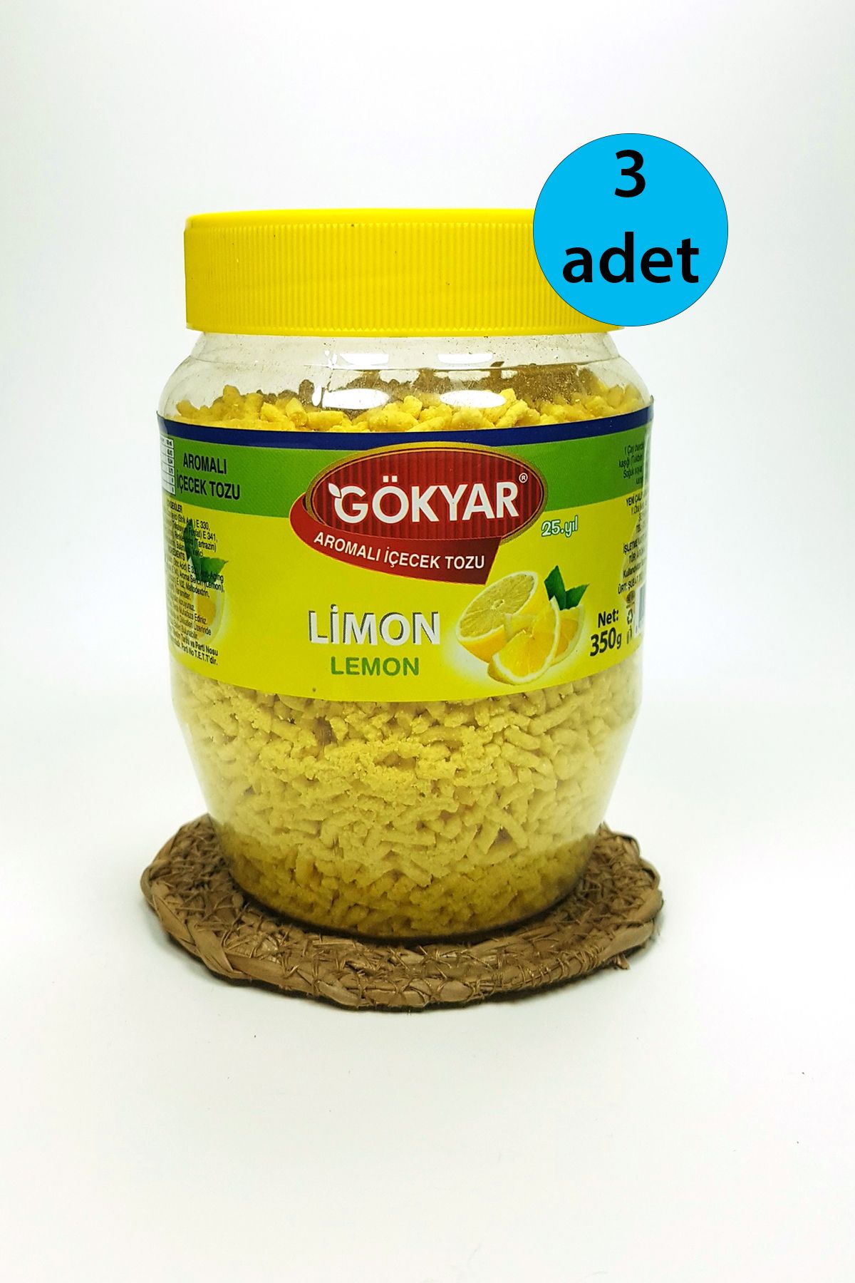 VALORİA 3 Adet Limon Aromalı Toz Içecek Oralet 3x350 gr