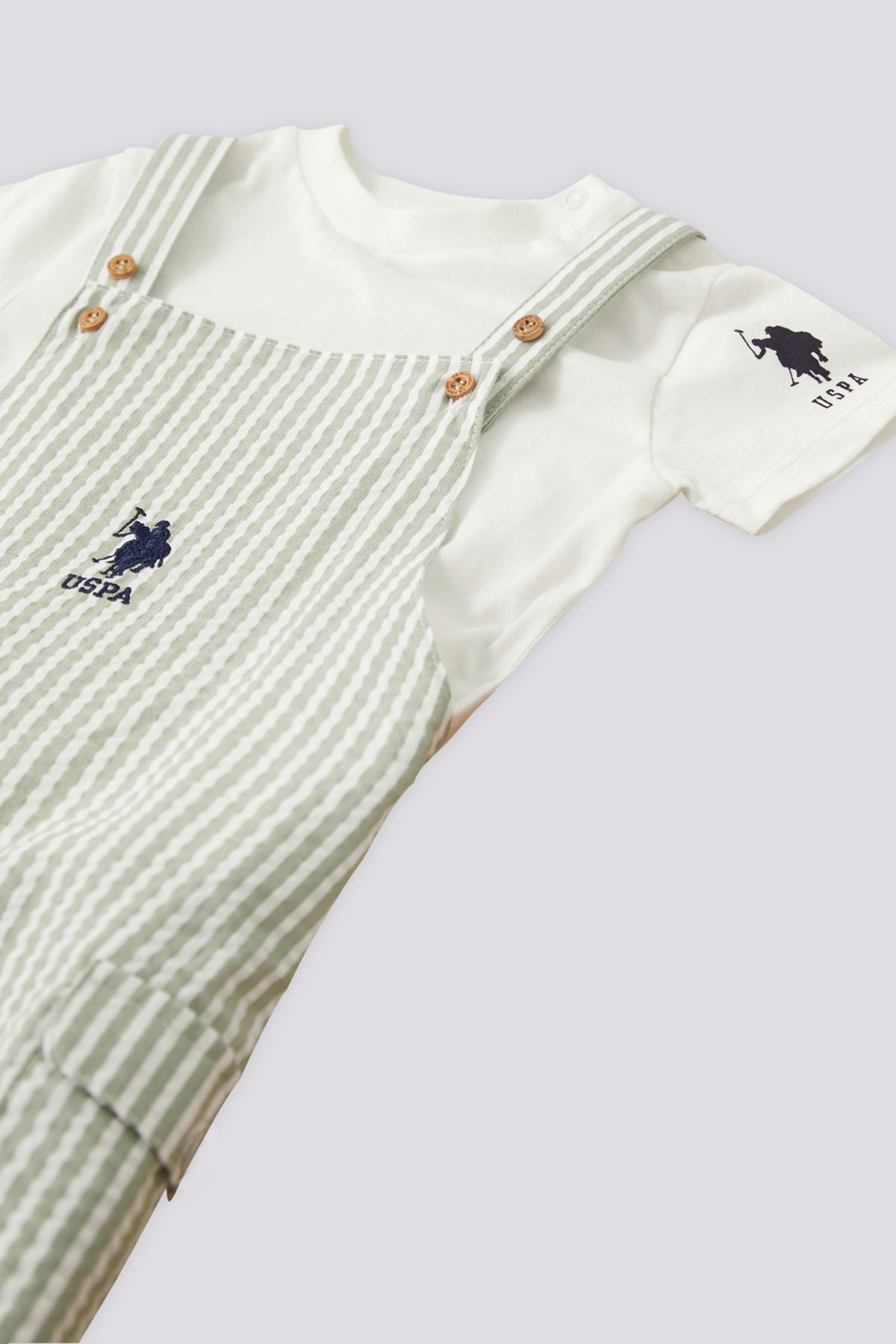 U.S. Polo Assn.-Baby Boy Short Sleeve Hat Set of 3 50303393 -Vr071 5