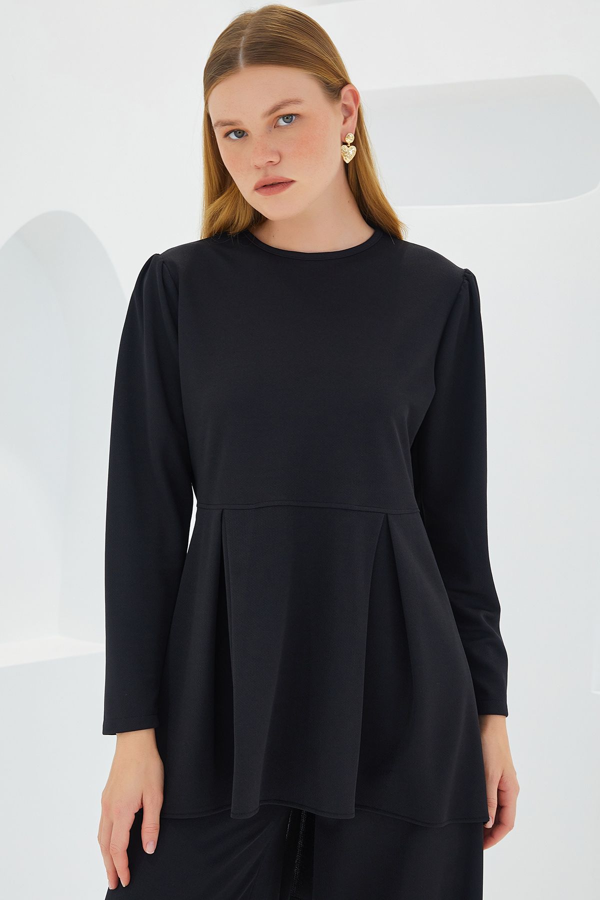 Bigdart-6658 Black Pants and Tunic Set 3