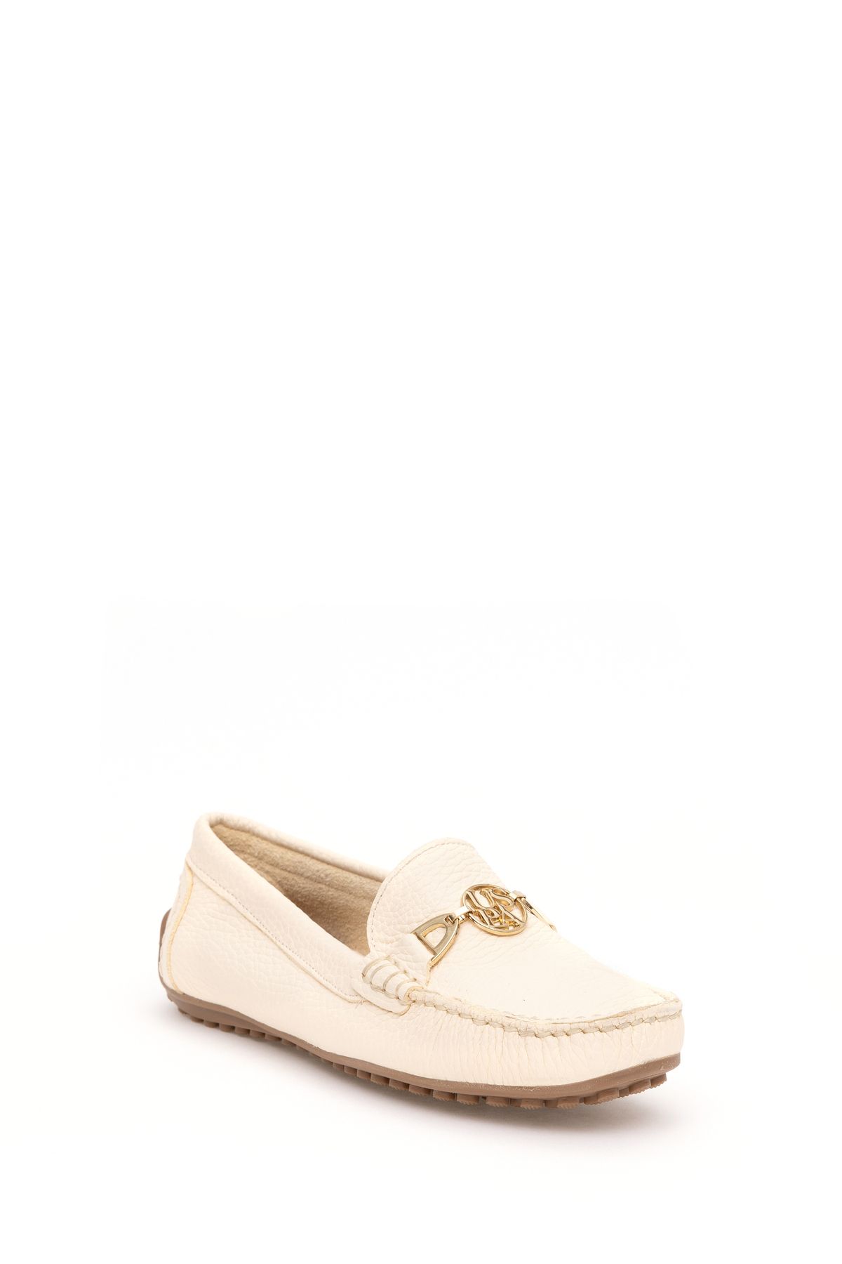 اسنیکر نود زنانه کفش های کرم VR071 اورجینال U.S. Polo Assn.