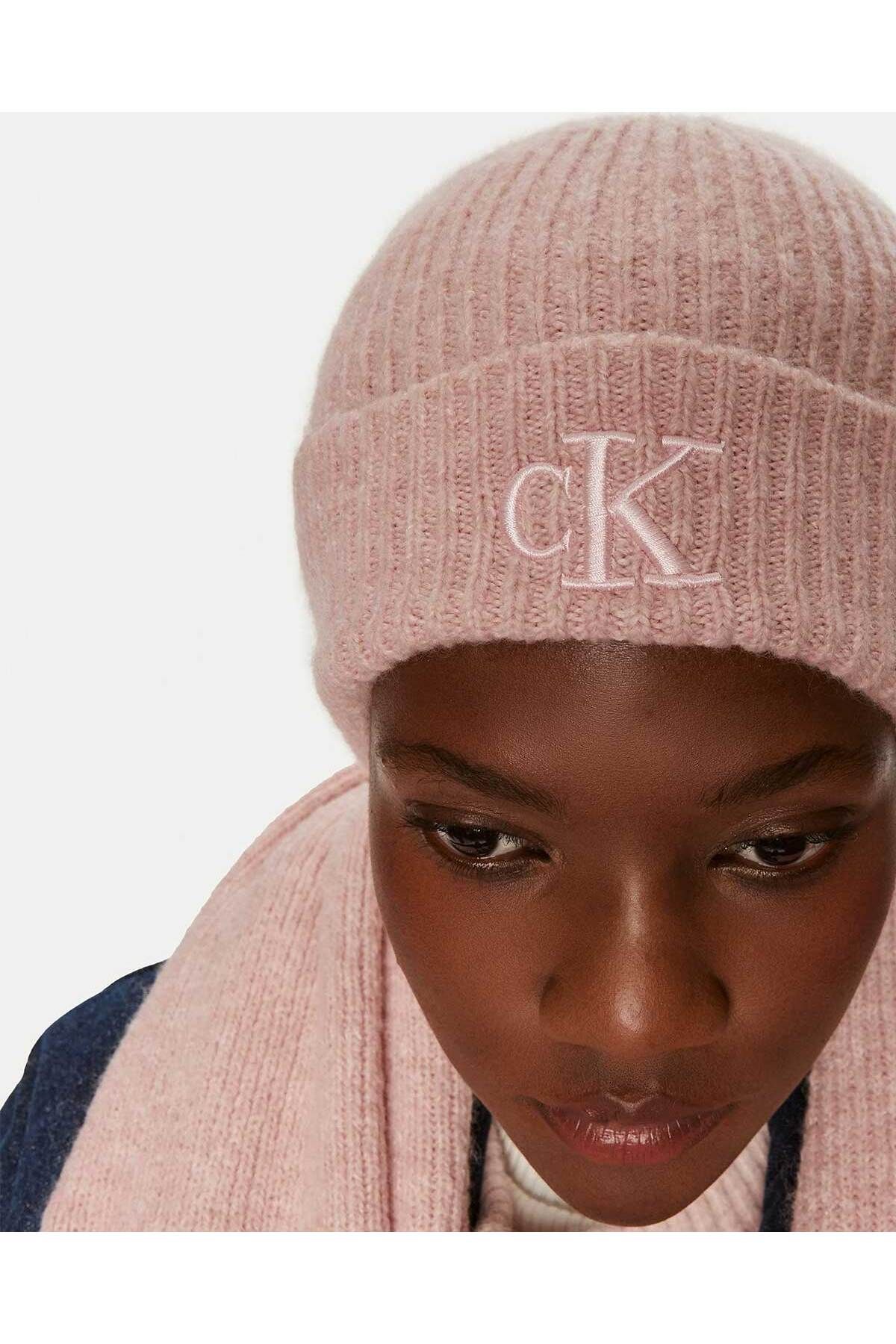 Calvin Klein-Thick Embroidery Beanie Headwear Beanie 2