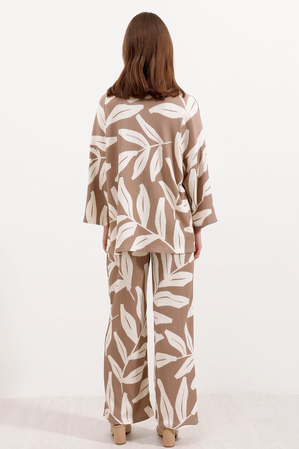 Bigdart-6582 Knitted Double Set - Beige 4