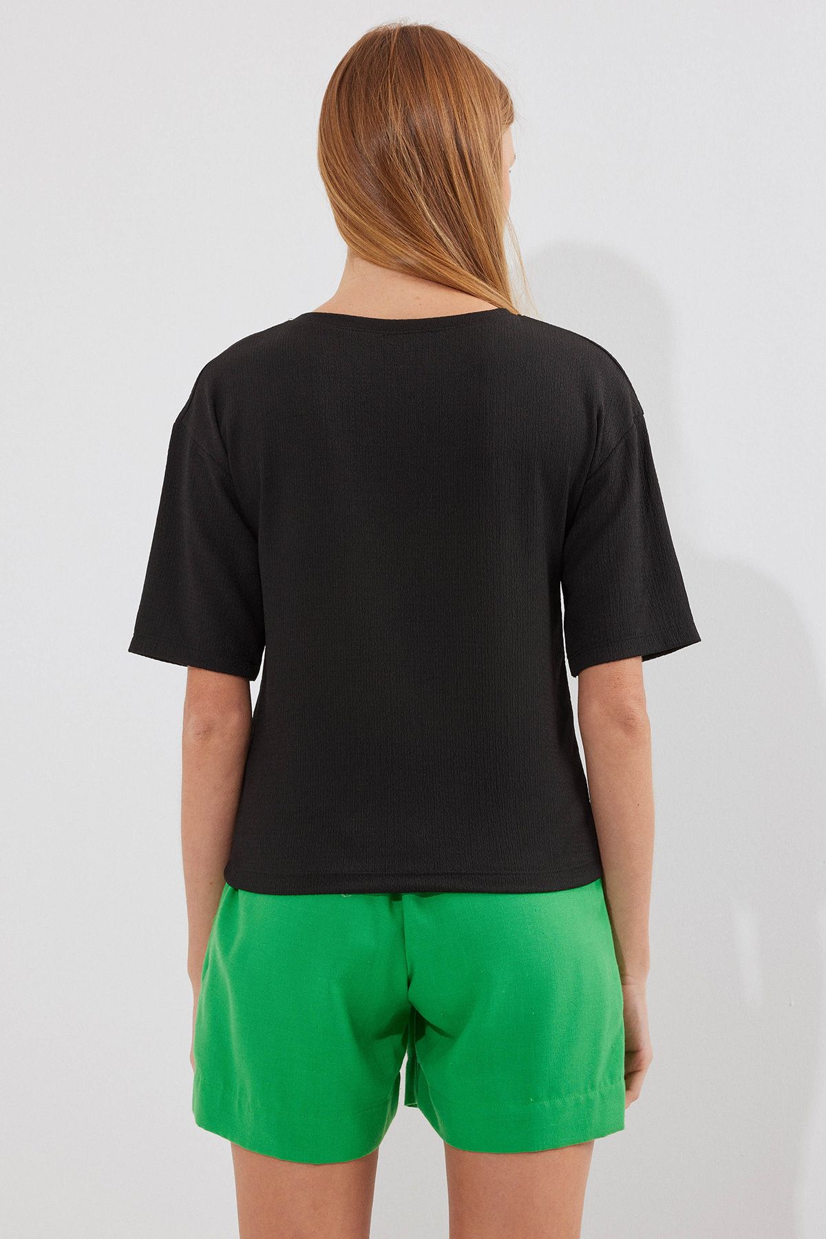 Bigdart-913 Printed Orme Basic Tisort Black 6