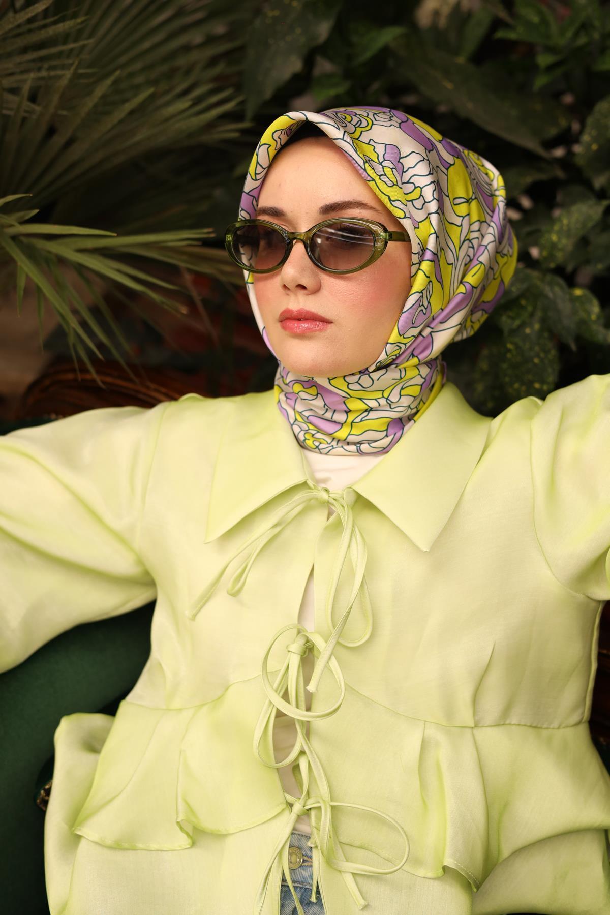Silk Home-Eșarfă de mătase Twill 11434-27 4