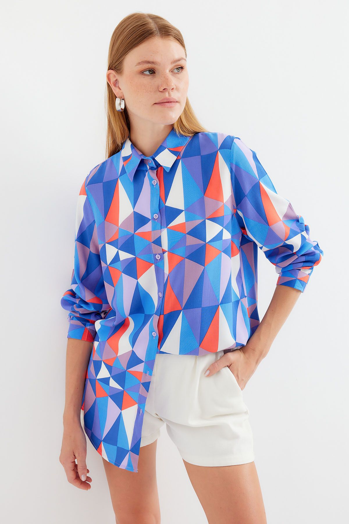 Bigdart-GraphiC Patterned 3721 Model Shirt - C.Saks 4