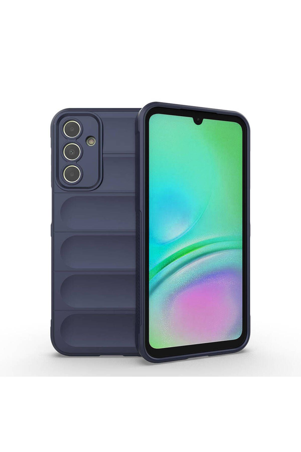 SKYARC Samsung Galaxy A15 Kılıf Esnek TPU Oyuklu Arka Yüzey Tasarımlı Etnik Silikon Kapak