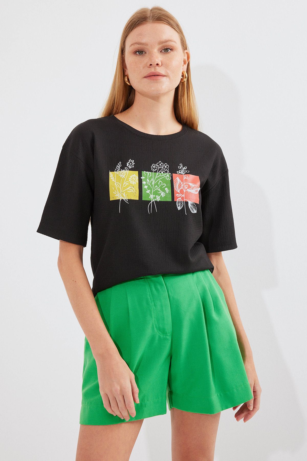 Bigdart-913 Printed Orme Basic Tisort Black 4
