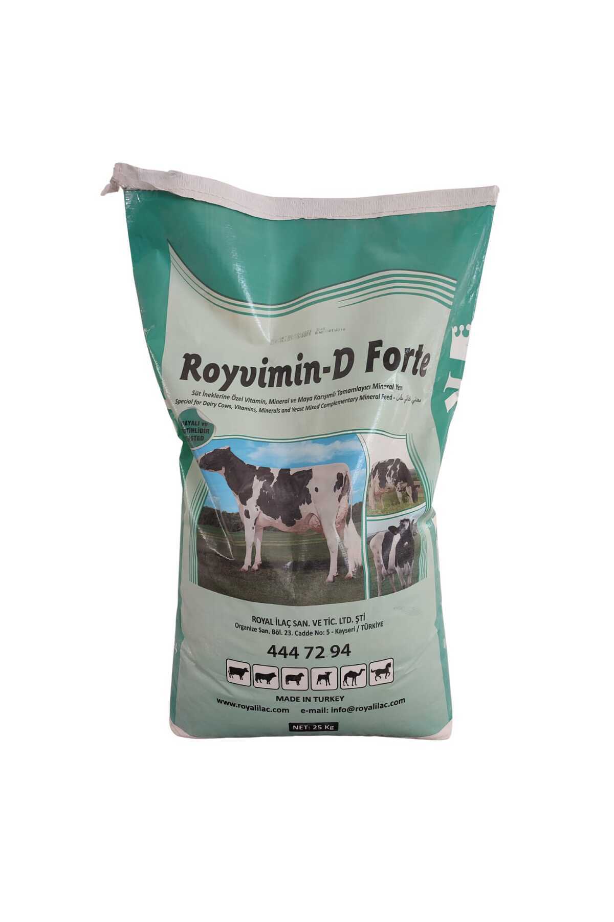 ROYVİMİN-D FORTE TORBA TOZ YEM KATKISI 25KG