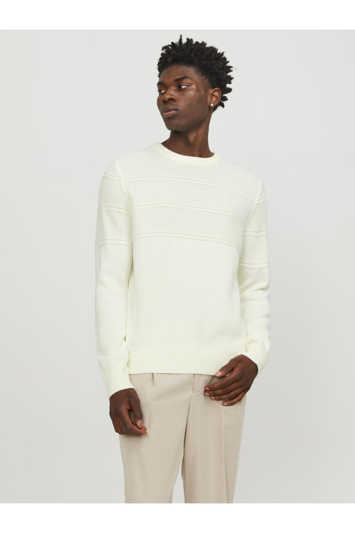 Jack & Jones-Strickpullover Einfarbiger Strickpullover 1