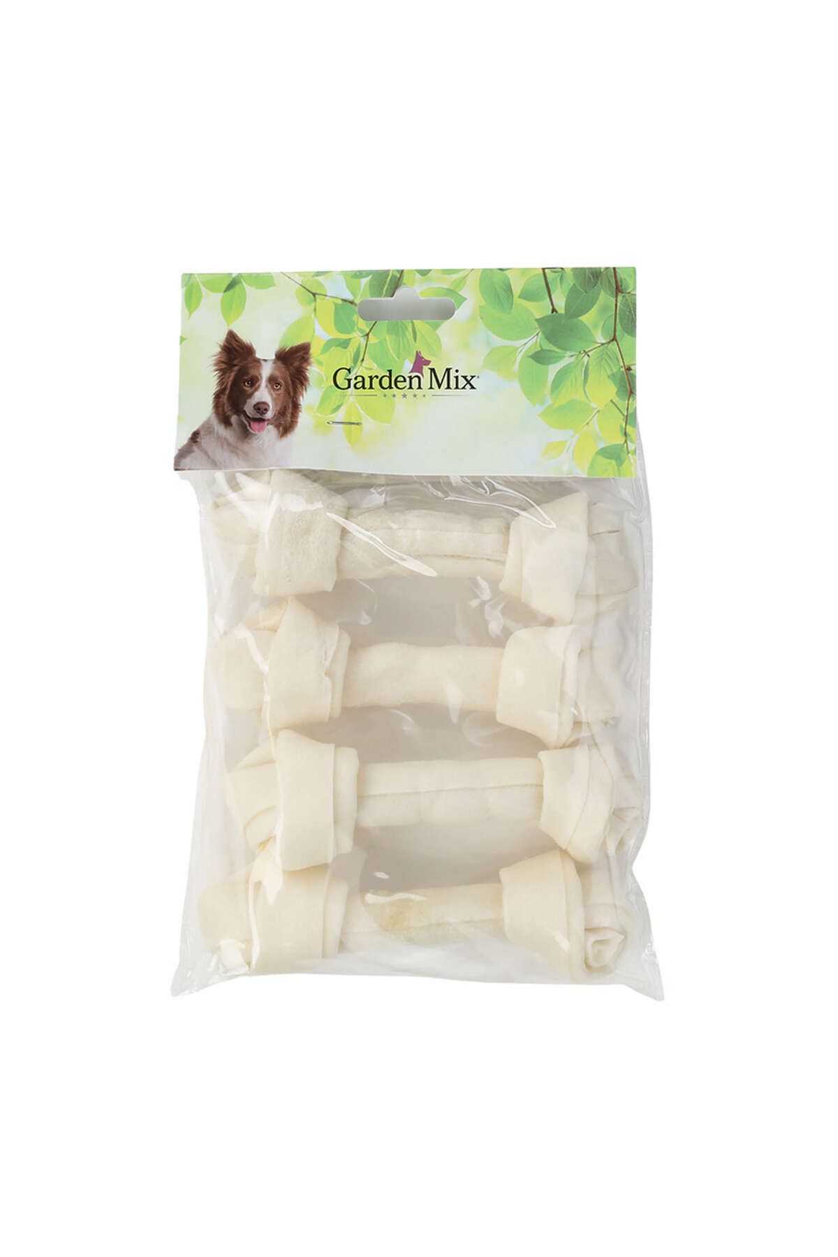Gardenmix Gardenmıx Beyaz Düğümlü Derı Kemık 5-5,5” – 4'lü YKTSN