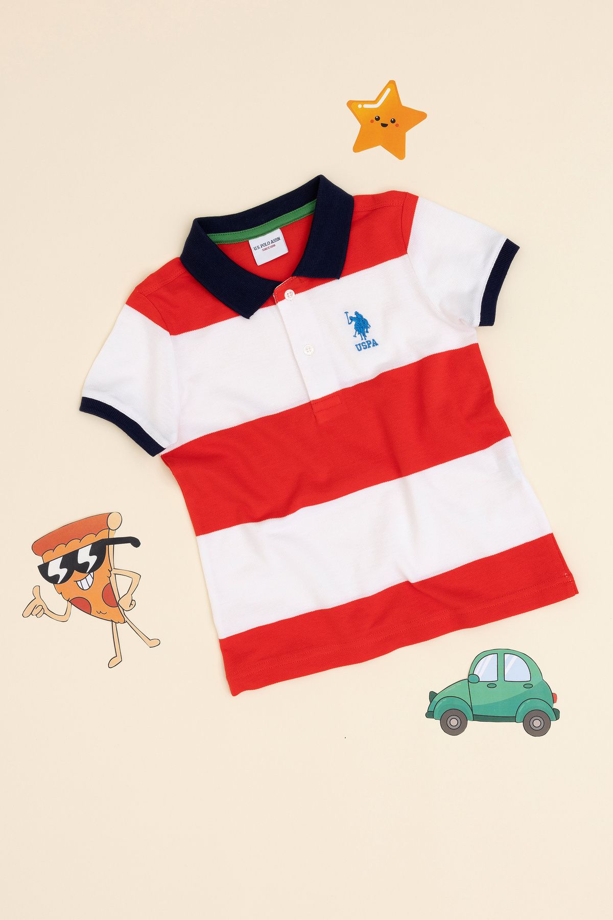 Erkek Çocuk Kırmızı Polo Yaka Tişört 50288131-VR030