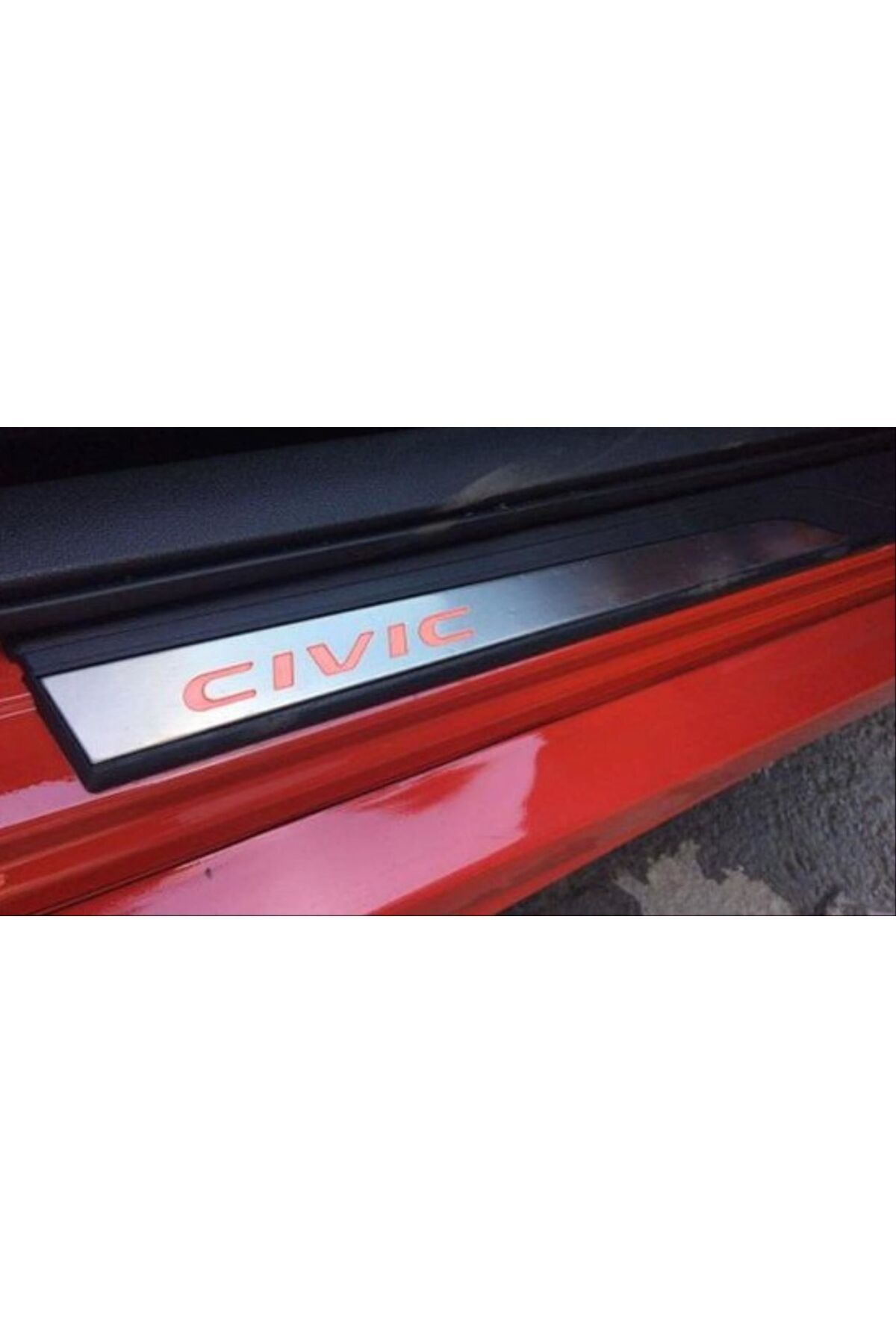 autogp-Honda Civic Fk7 Illuminated Red Door Sill - 2016 / 2021 4