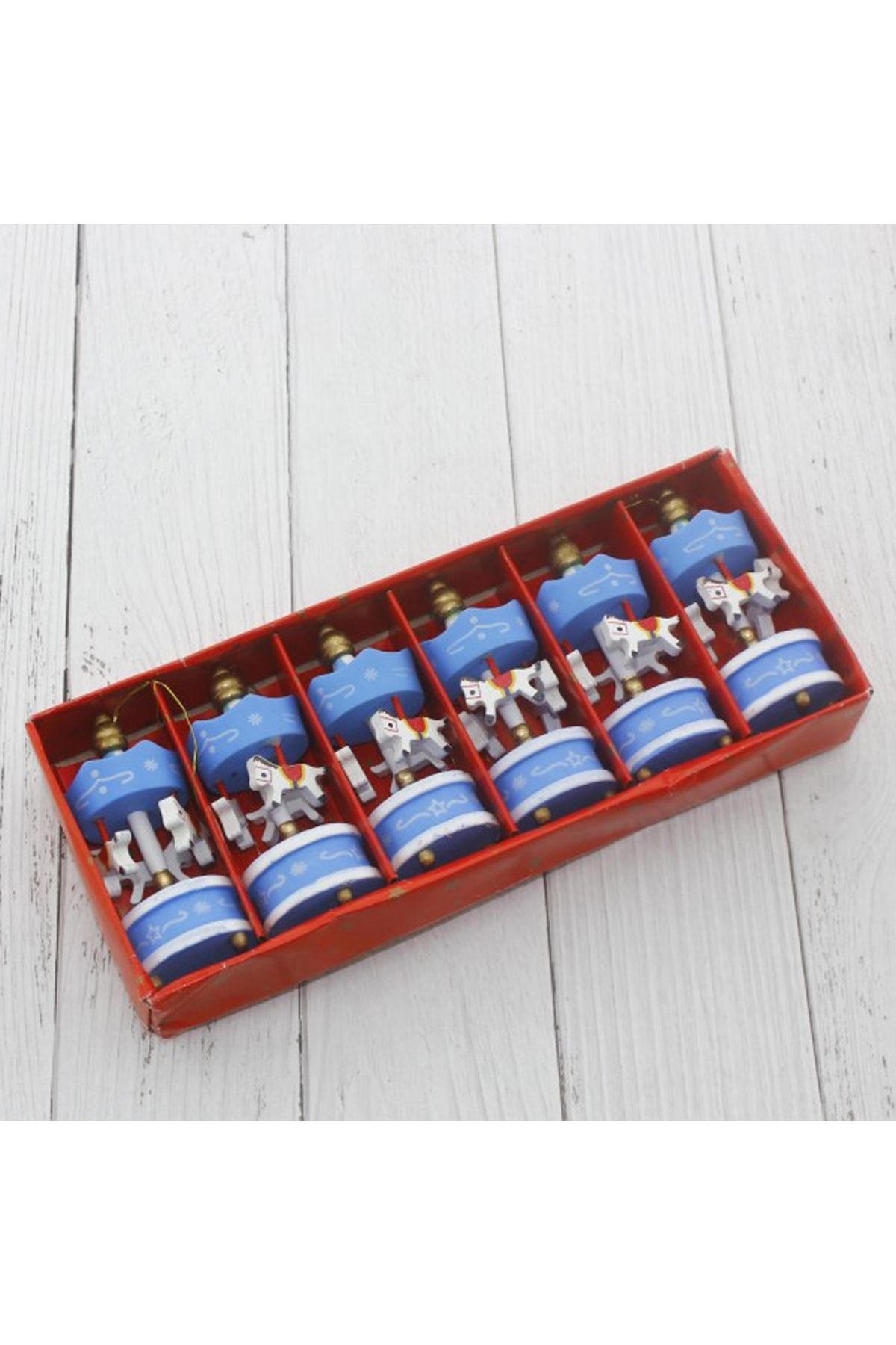 DENİZBİLİŞİM Mavi Mini Atlı Karınca 6 Lı
