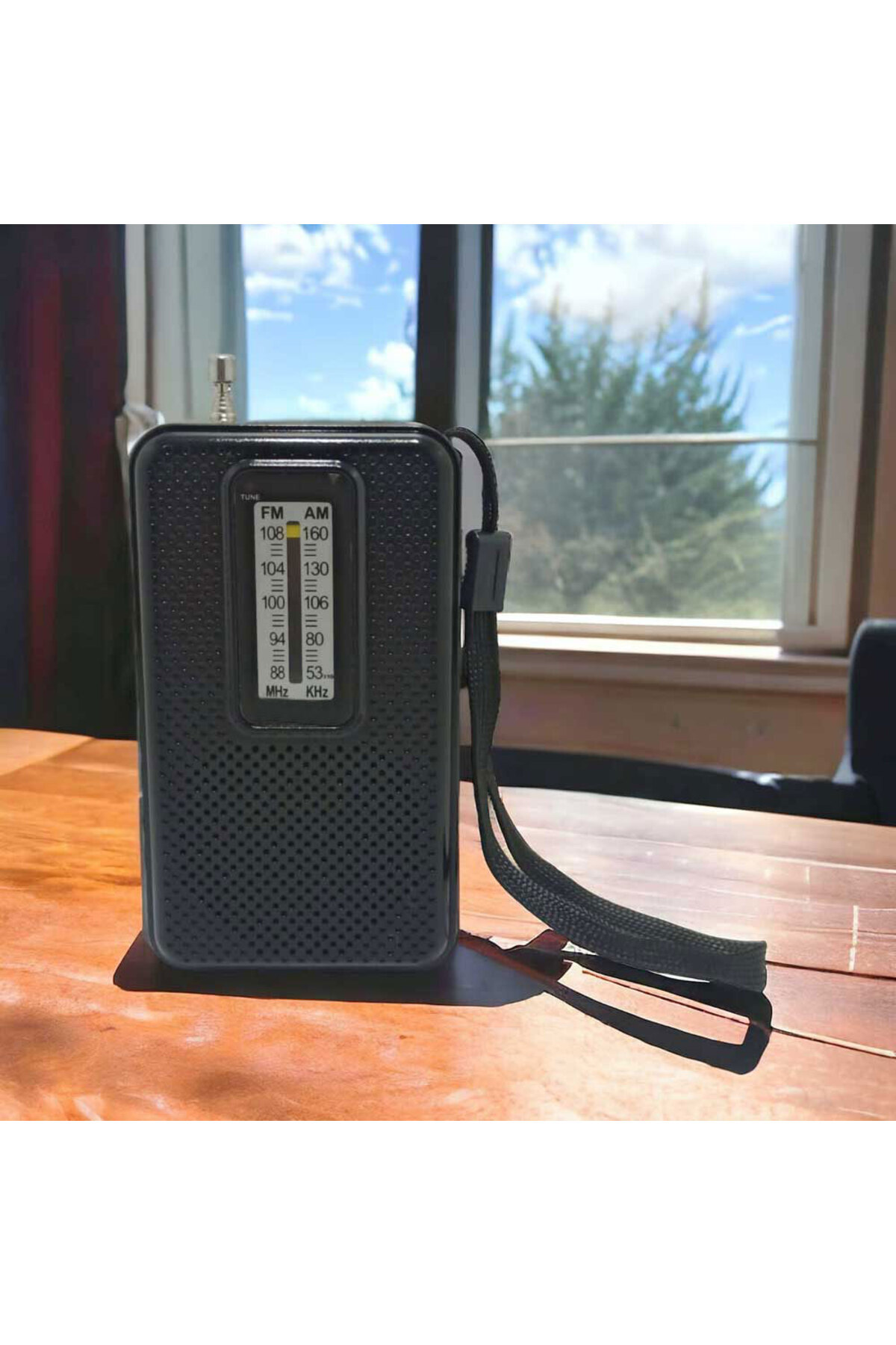 Skygo Tenor Cep Tipi Mini Analog Radyo Siyah