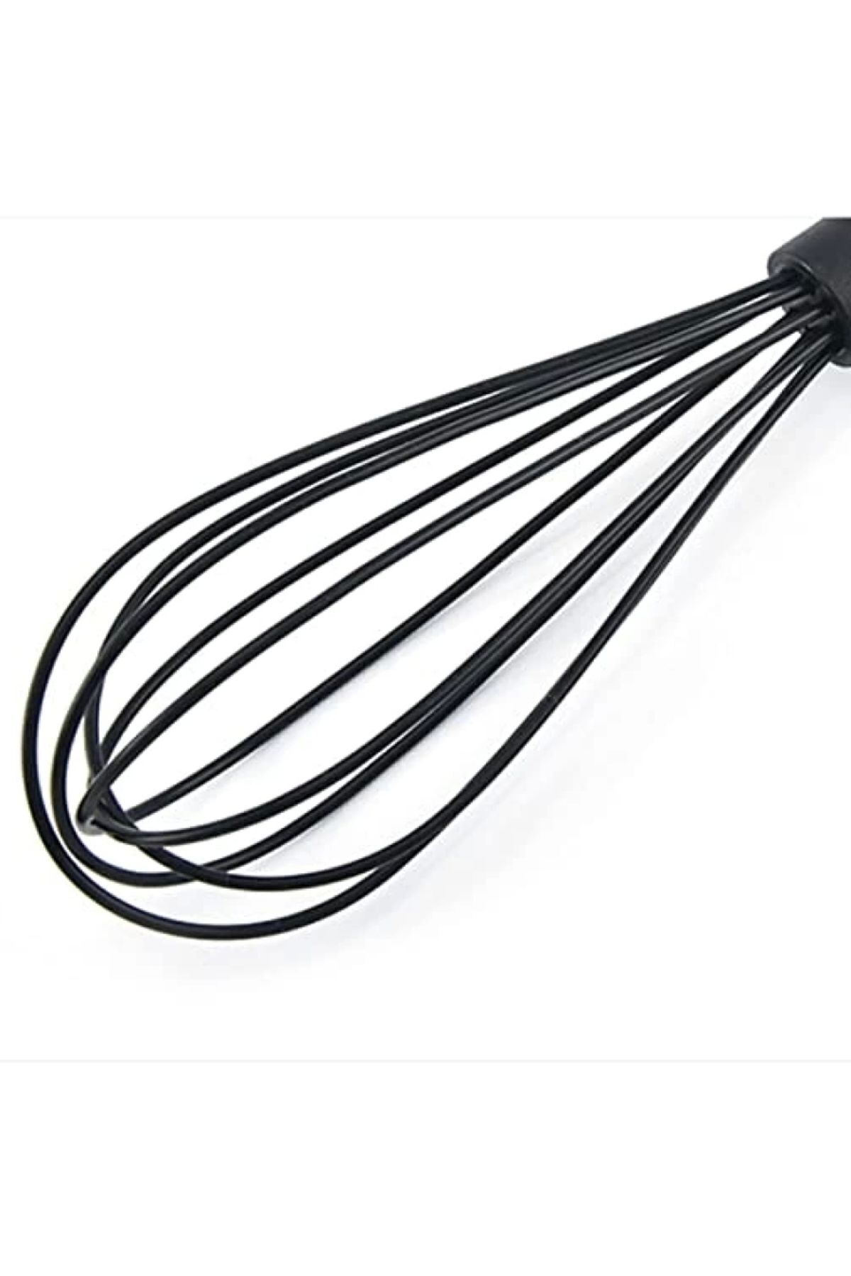 Yenigeldi-Practical Silicone Beater - Grey and Black, Anti-Scratch, Food Pastry Baking Stirring Frothing 4