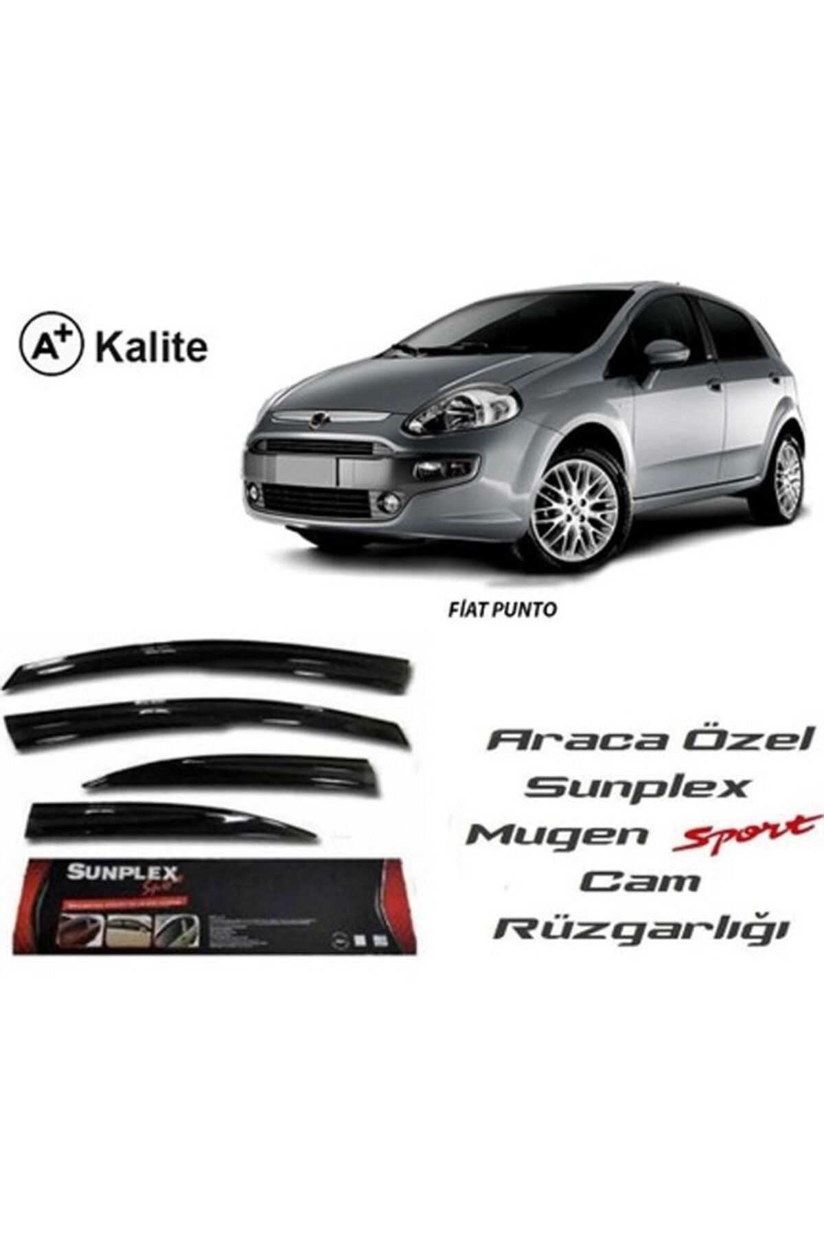 SUNPLEX Fiat Punto Cam Rüzgarlığı Mugen Tip