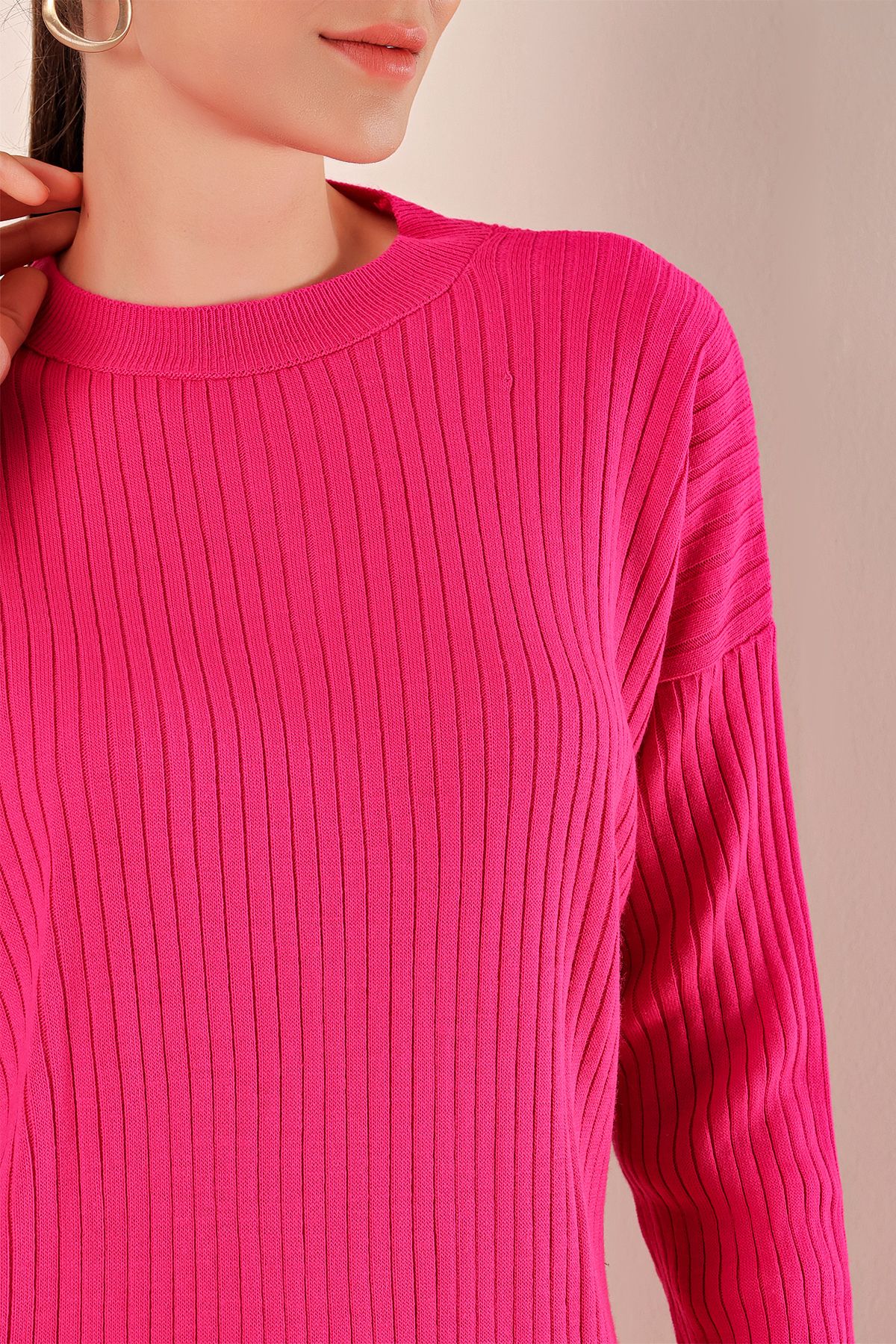 Bigdart-15826 Corded Double Suit - Fuchsia 2