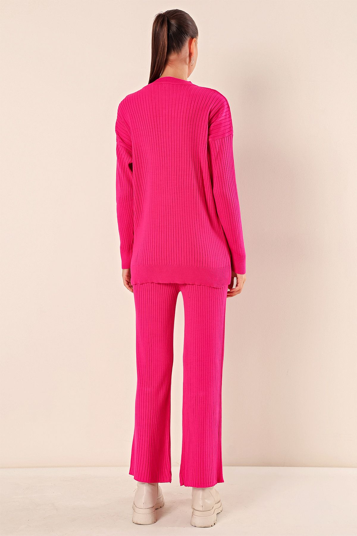 Bigdart-15826 Corded Double Suit - Fuchsia 6