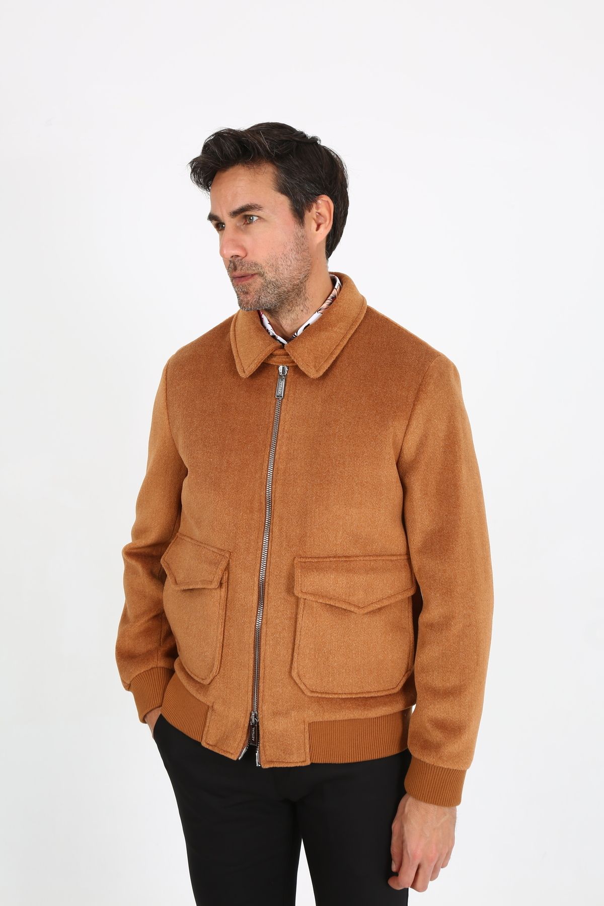 ACTUAL-Men's Stamp Coat-6053-Camel-5 2