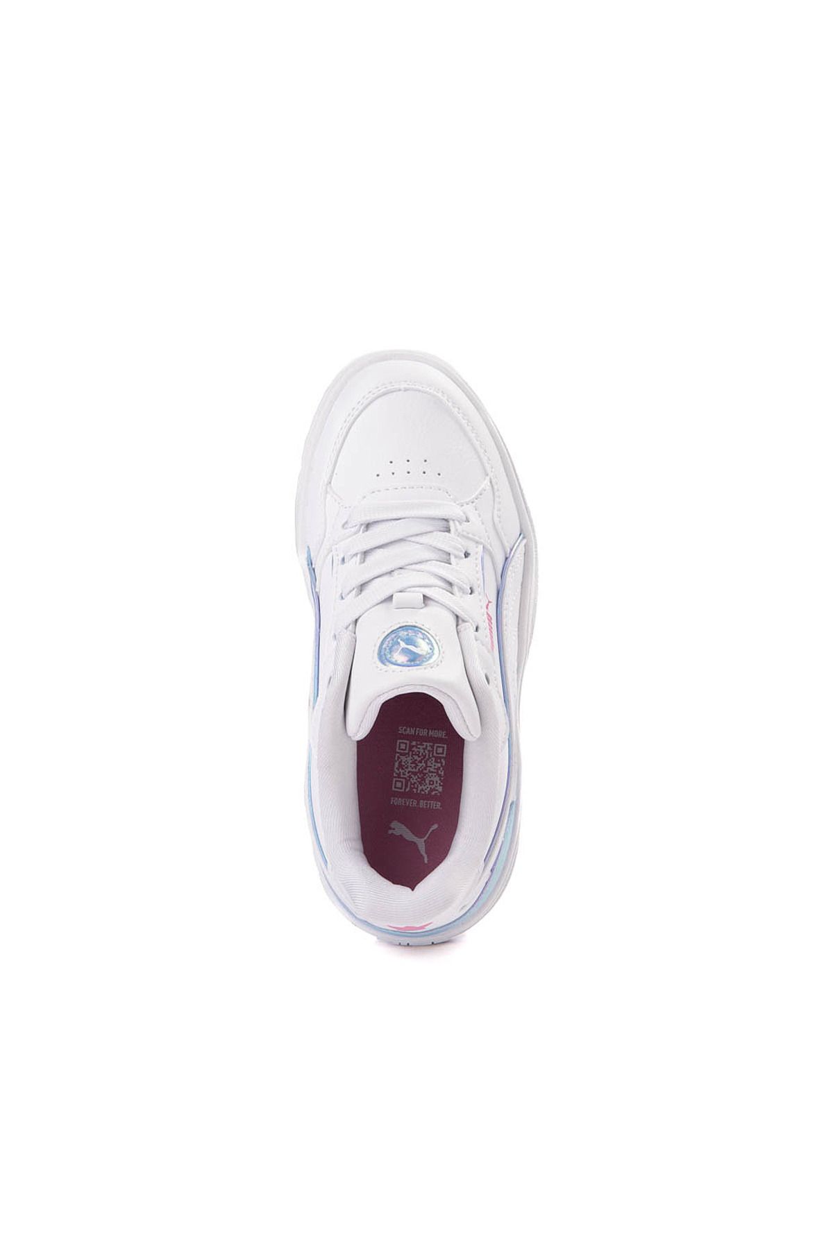 Puma-Kids White Karmen Ii Idol Bouncy Sky Jr Casual Shoes 399760 -01 3