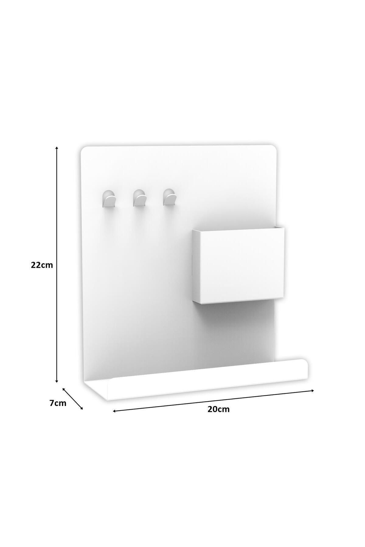 decorelax-RACKED KEYCHAIN MODEL 2 WHITE 5