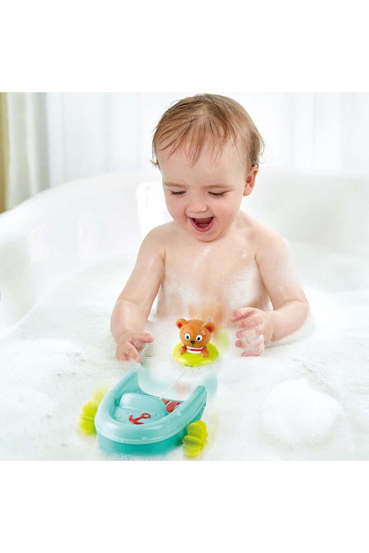 Hape Çek-Bırak Tekne ve Ayıcık - Banyo Oyuncağı fotoğrafı 2 (önizleme)