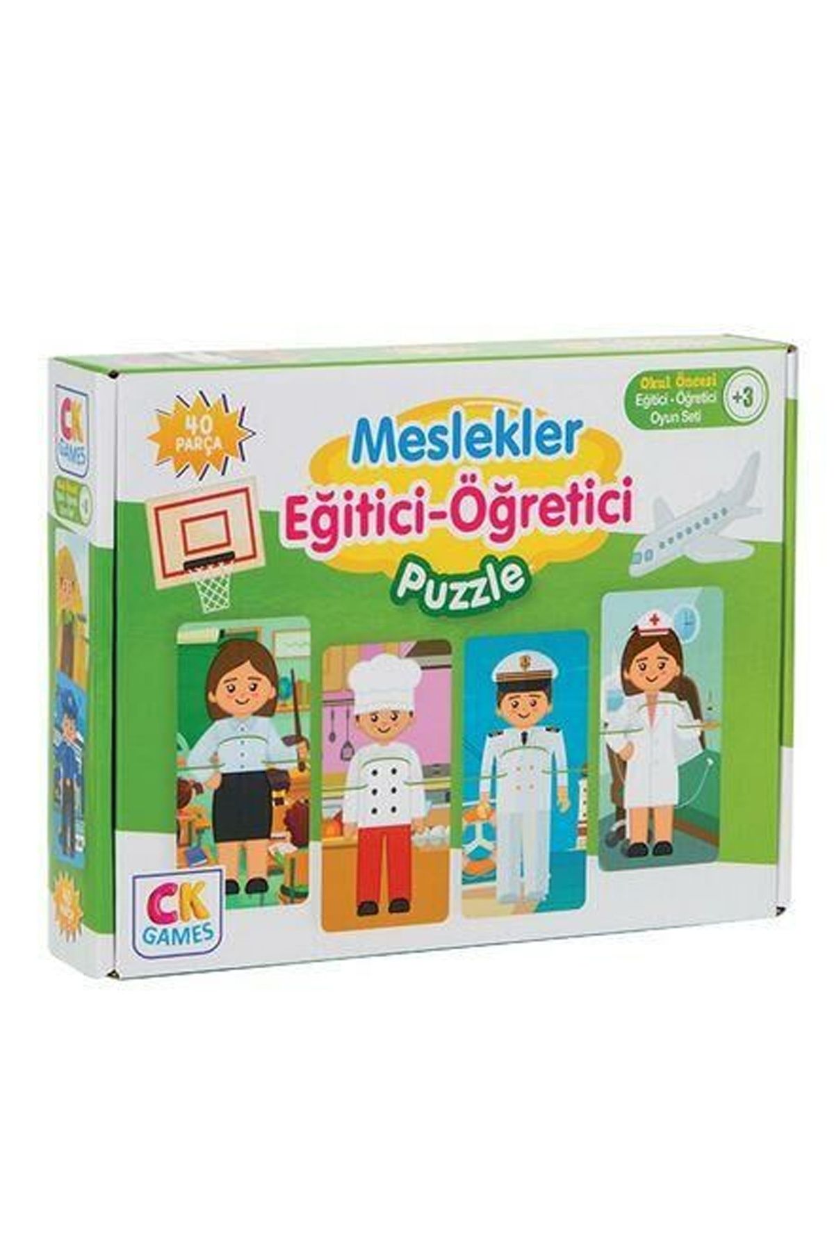 EmAv Eğitici Oyun Meslekler 40 Parça Puzzle