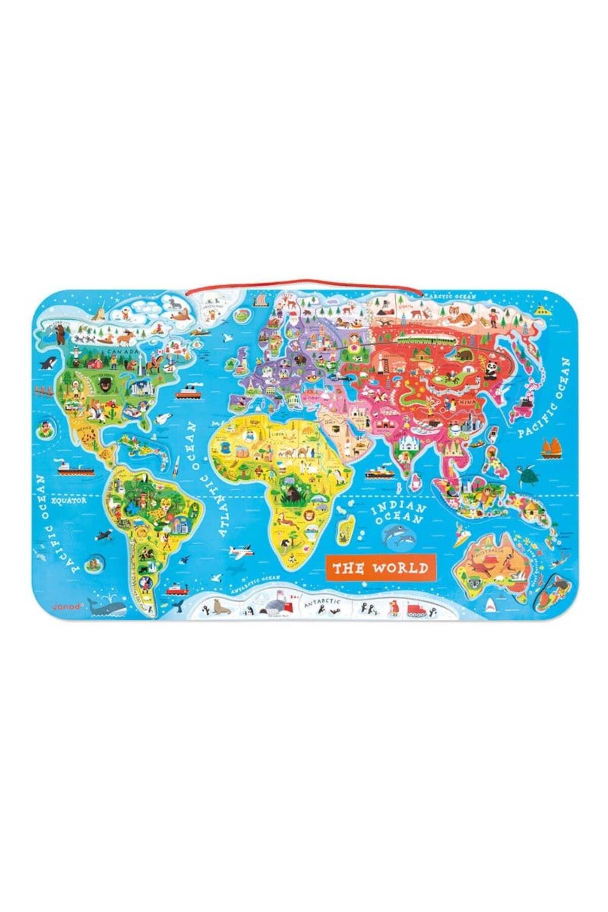 Imaginarium-Janod Magnet Game - World Map 2