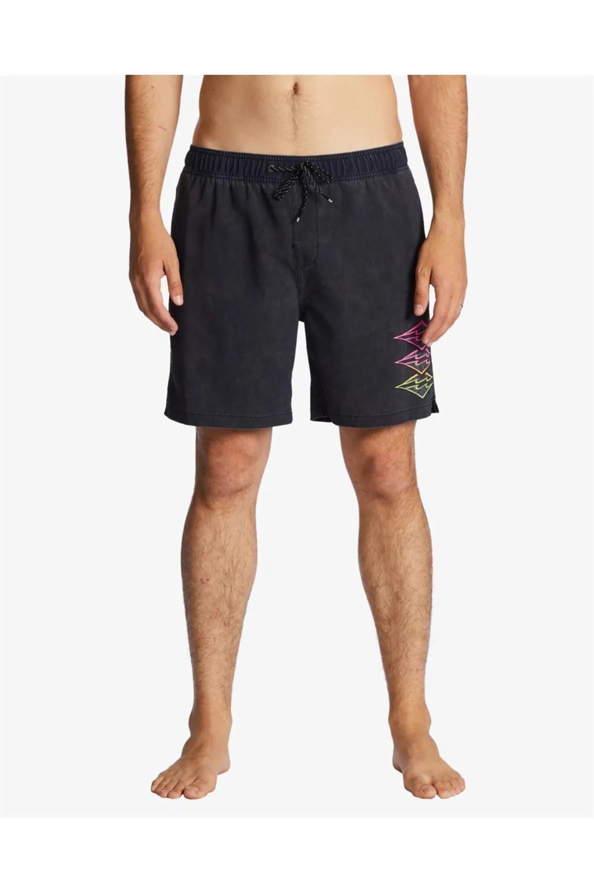 بیلابونگ مردانه رگبار کوتاه ریوت لی بک مشکی Billabong