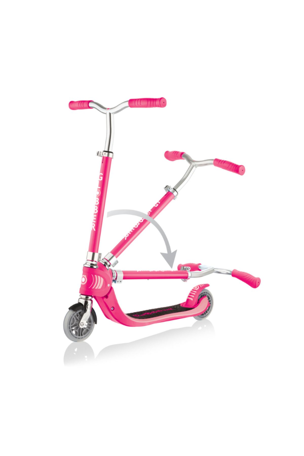 Globber-Fuchsia Flow 125 Foldable Scooter 4